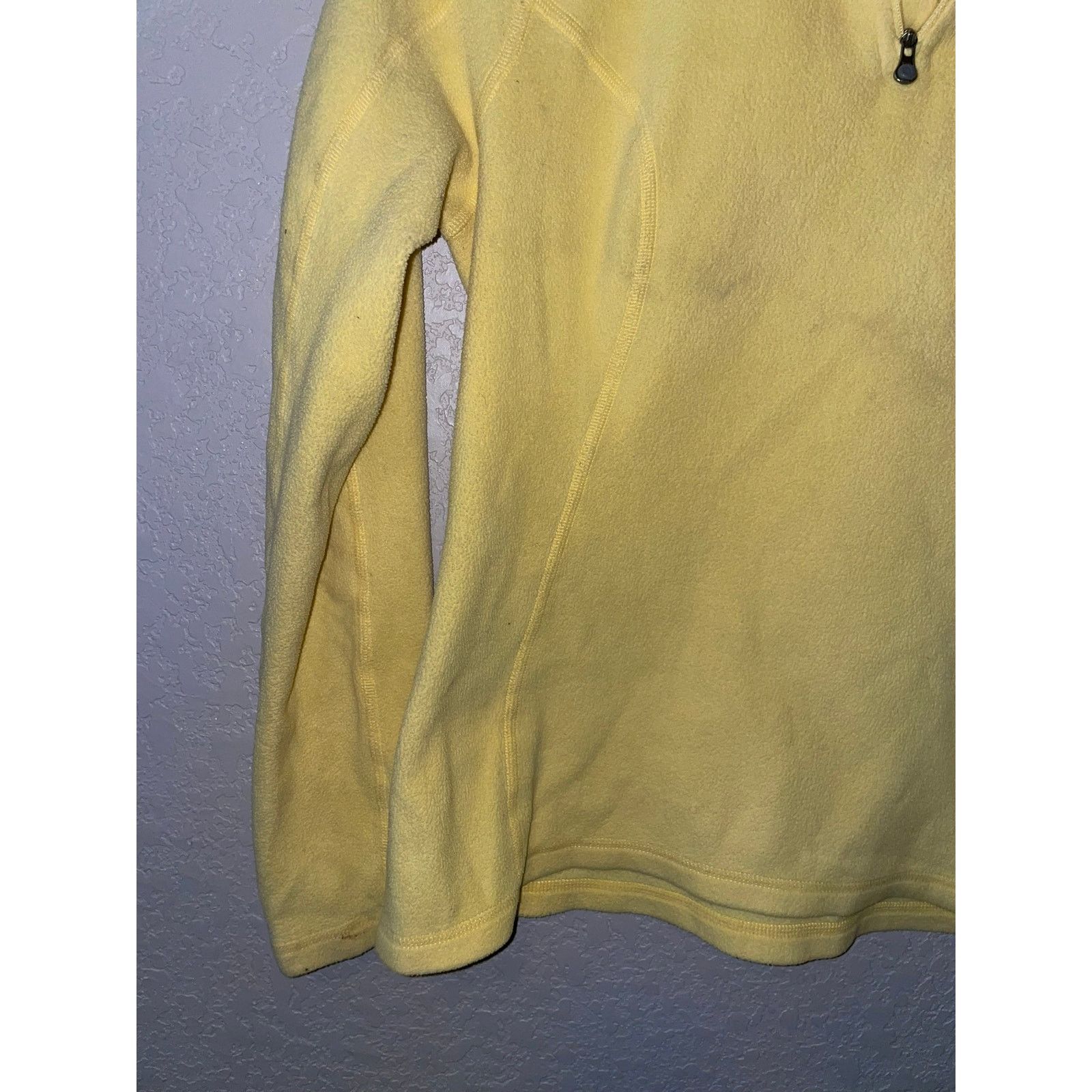 The North Face Womens The North Face 1/4 Zip Fleece Yellow Sweater XS Size XS / US 0-2 / IT 36-38 - 4 Thumbnail