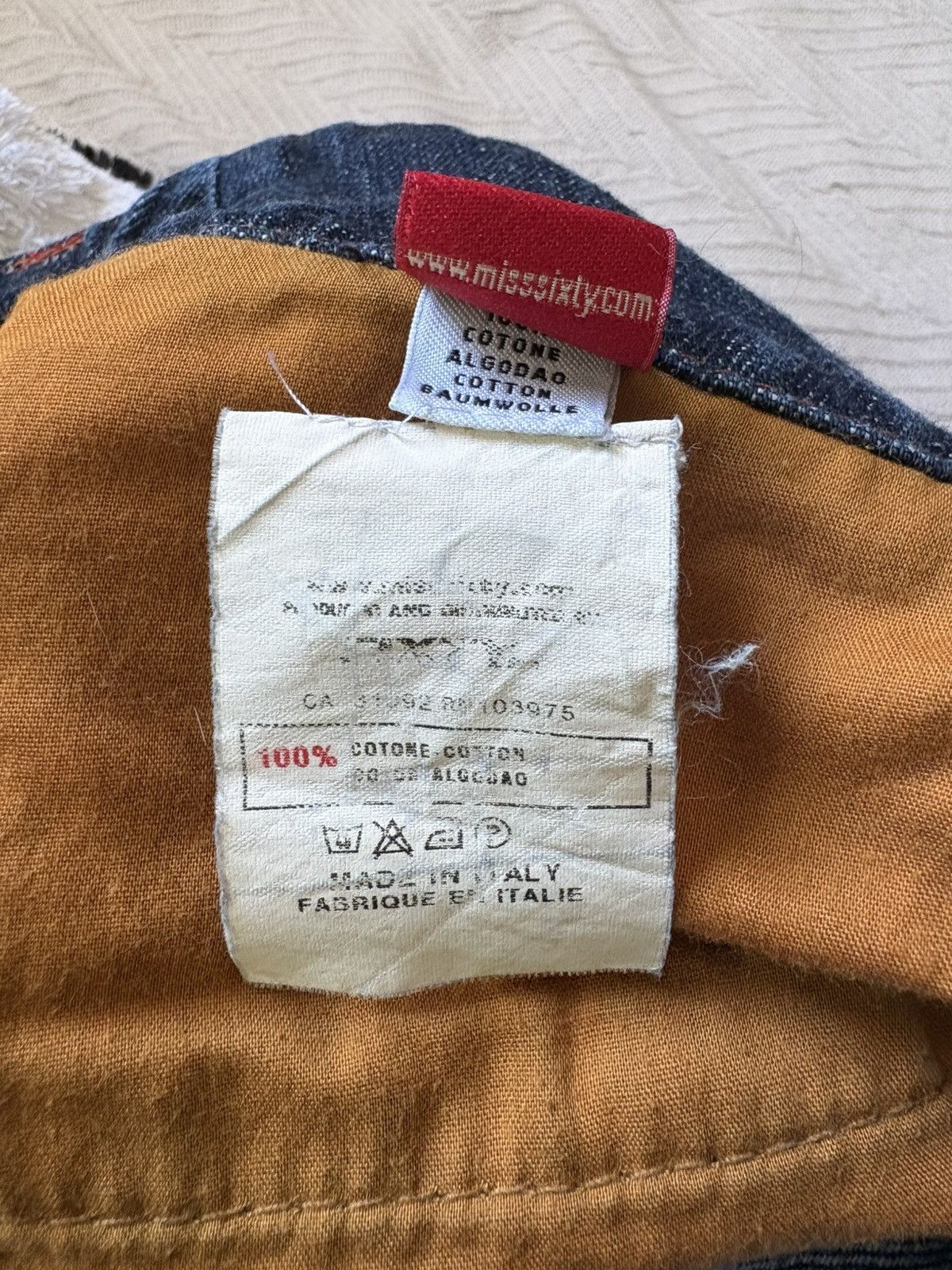 Miss Sixty Vintage Miss Sixty Oversized Button Low Rise Y2K Denim Short Size 29" - 6 Thumbnail