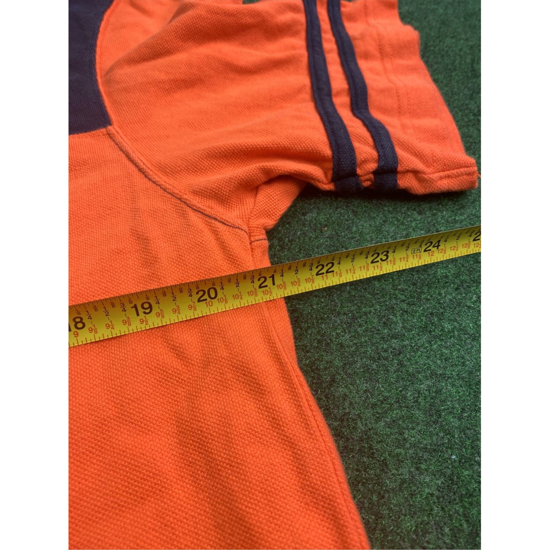 Ralph Lauren Vintage Chaps Ralph Lauren Mens Spell Out T-Shirt Tee Size L orange fast ship Size US L / EU 52-54 / 3 - 5 Thumbnail