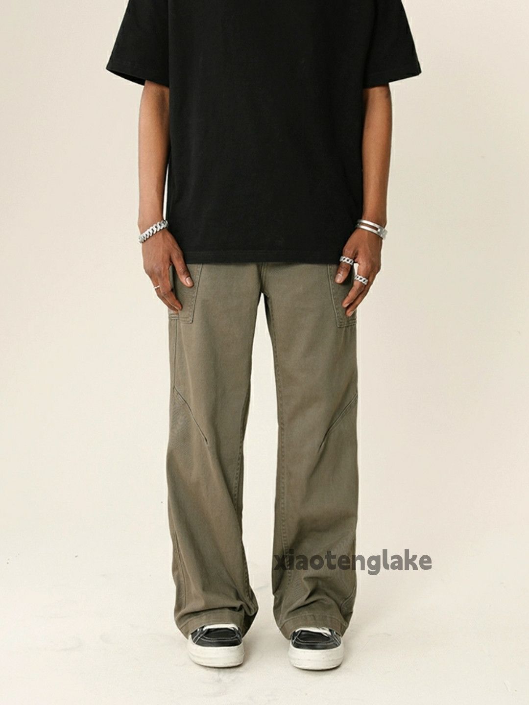 Designer × Japanese Brand × Vintage washed faded cleanfit workwear carpenter pants Size US 32 / EU 48 - 2 Thumbnail