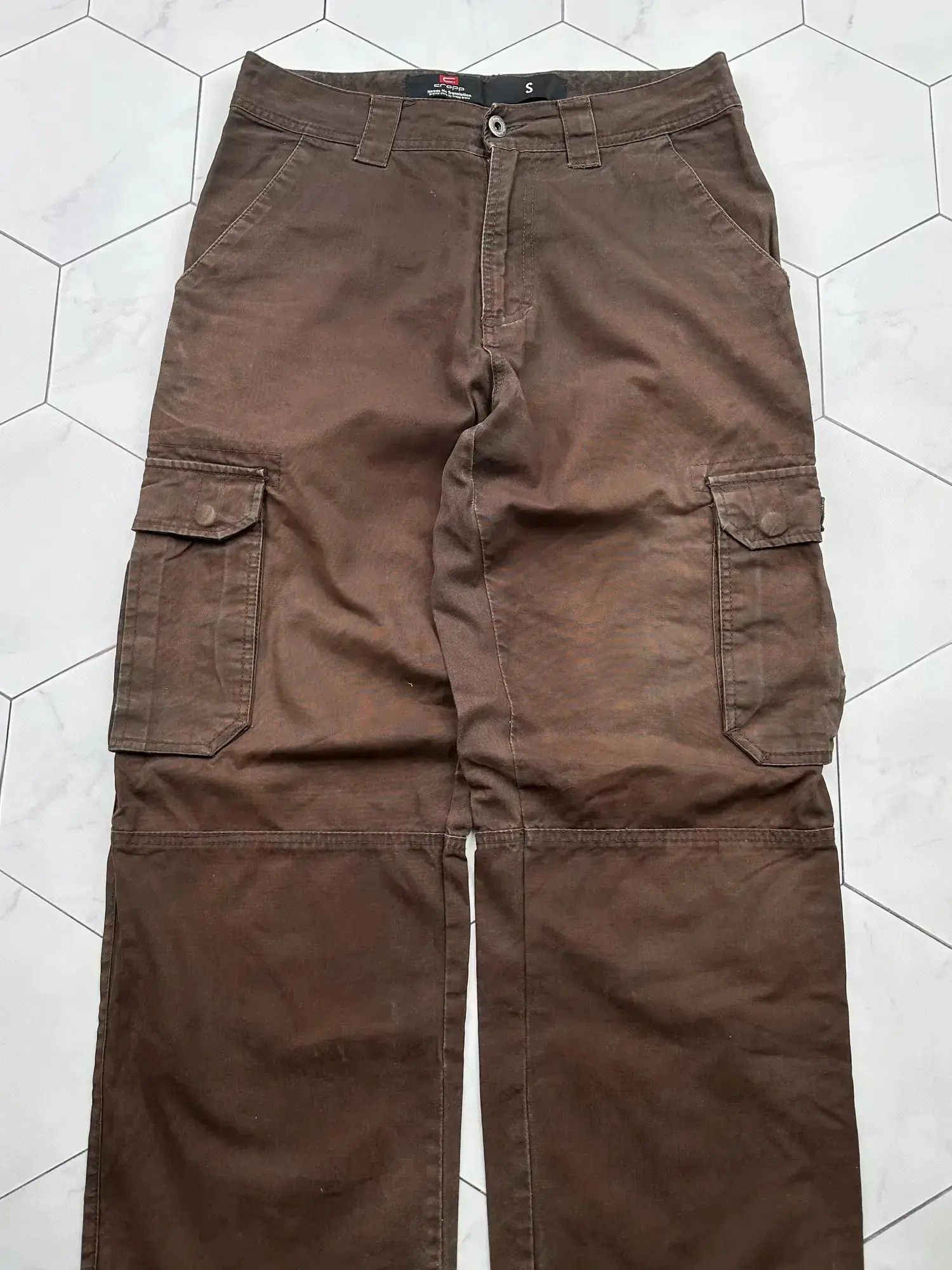 Japanese Brand Vintage Cargo Sun Faded Wide Pants (B458)E2 Size US 30 / EU 46 - 2 Thumbnail