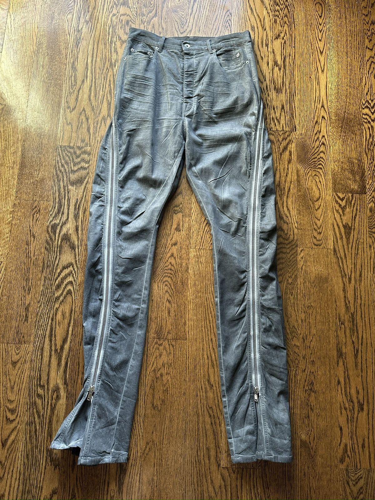 Rick Owens Zipper Jeans | Grailed