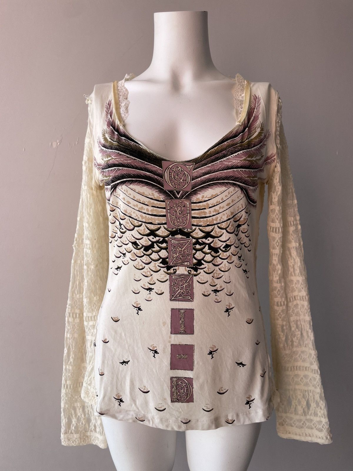 Vintage y2k blouse Size L / US 10 / IT 46 - 5 Thumbnail