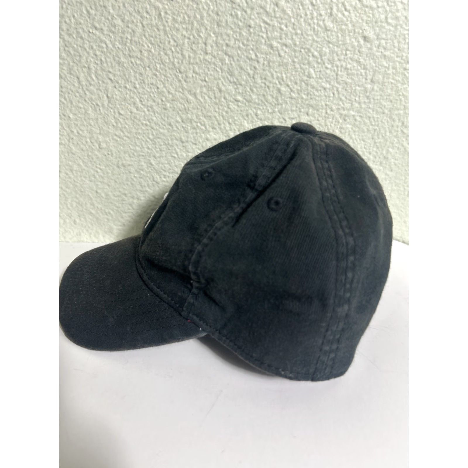 Adidas Adidas Strapback Dad Hat Adjustable Cotton Trefoil Black White Size ONE SIZE - 5 Thumbnail