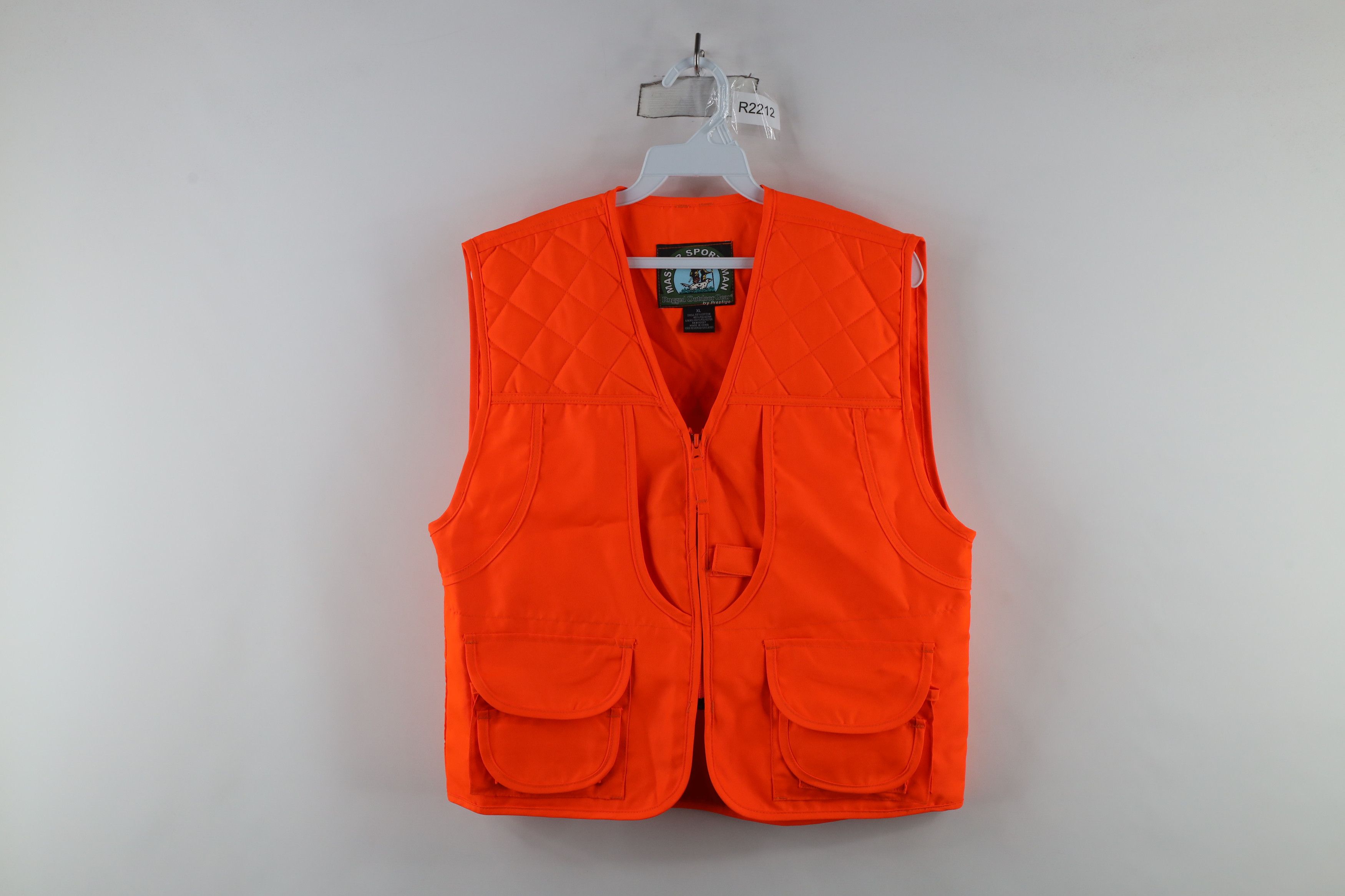 Vintage Vintage 90s Streetwear Shooting Vest Jacket Blaze Orange Size US XL / EU 56 / 4 - 1 Thumbnail