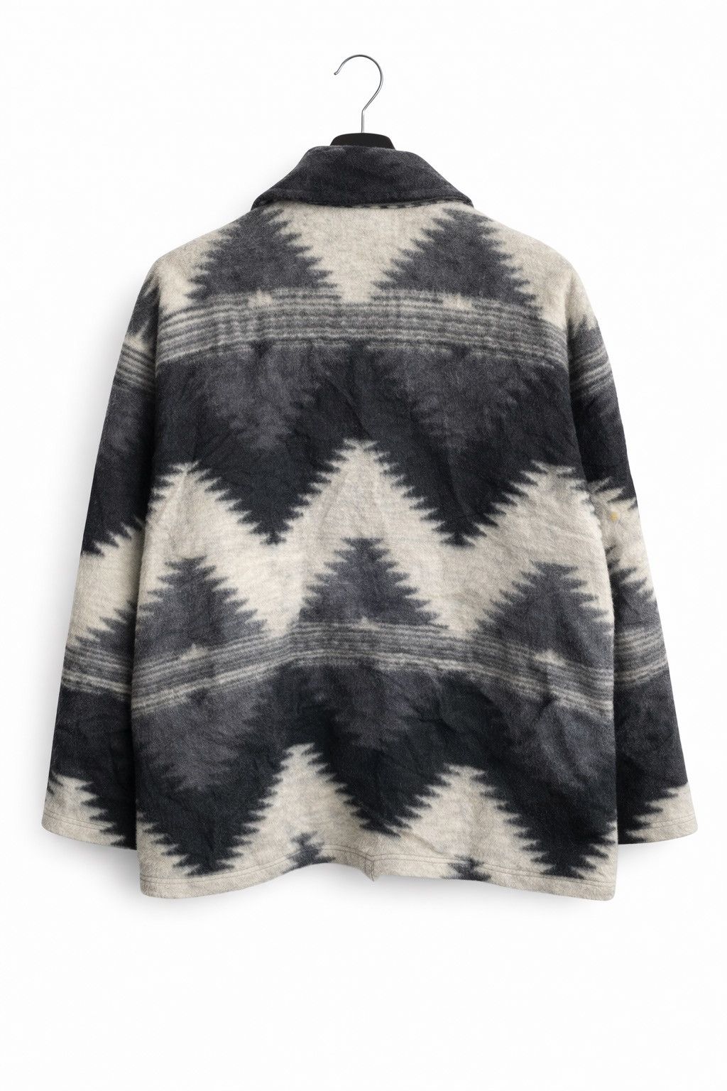 Japanese Brand Kredo Bell Japanese Wool Blend Pattern Winter Outerwear Size US L / EU 52-54 / 3 - 2 Thumbnail