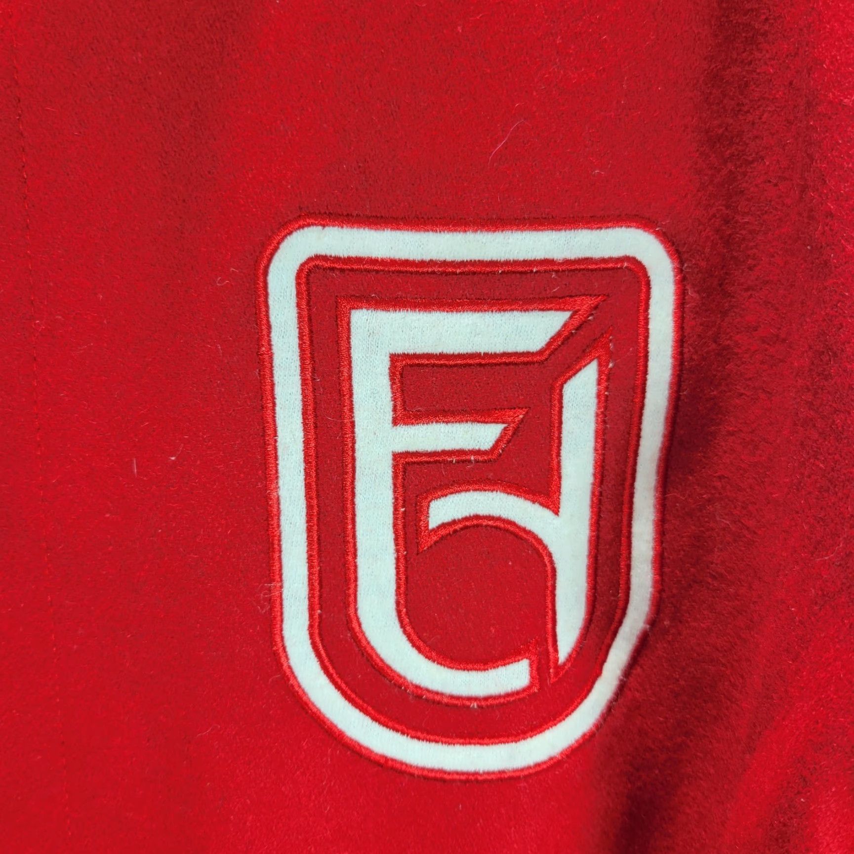 Vintage FDGear Ballers Club Varsity Competition Prize Winner Jacket Streetwear Red XL Mens Slim? Size US XL / EU 56 / 4 - 6 Thumbnail