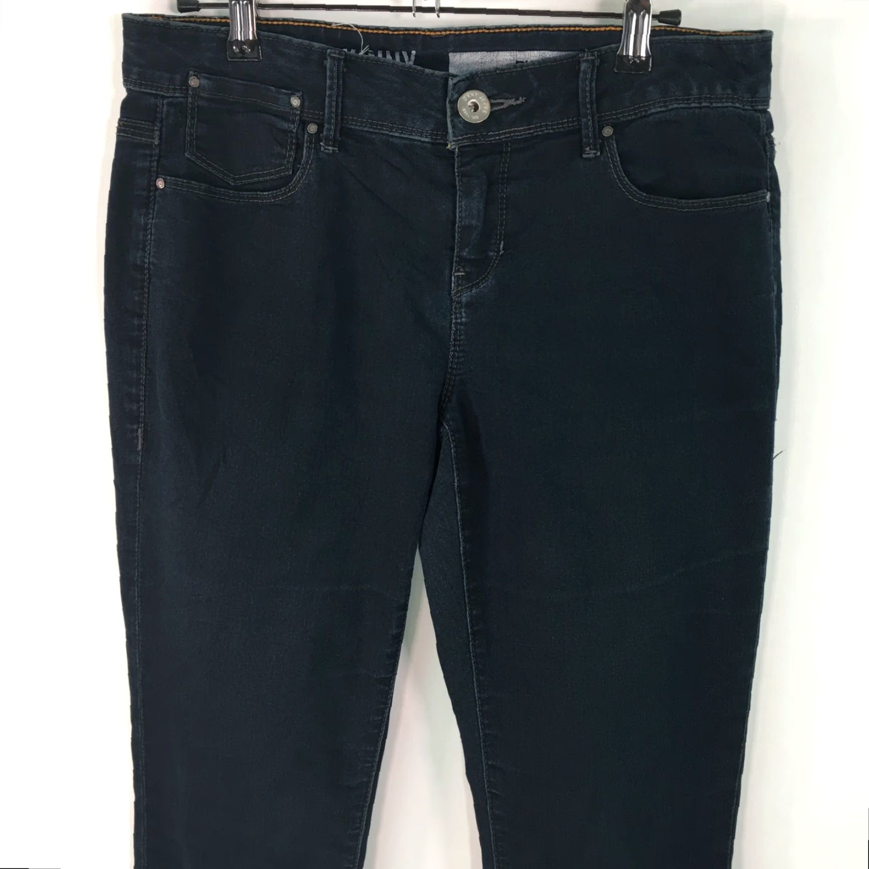 DKNY DKNY Jeans City Skinny Denim Blue Womens Size 2 Regular Low Rise 5-Pocket Denim Jeans Fashion Casual City Theme Womens Size 26" / US 2 / IT 38 - 4 Thumbnail