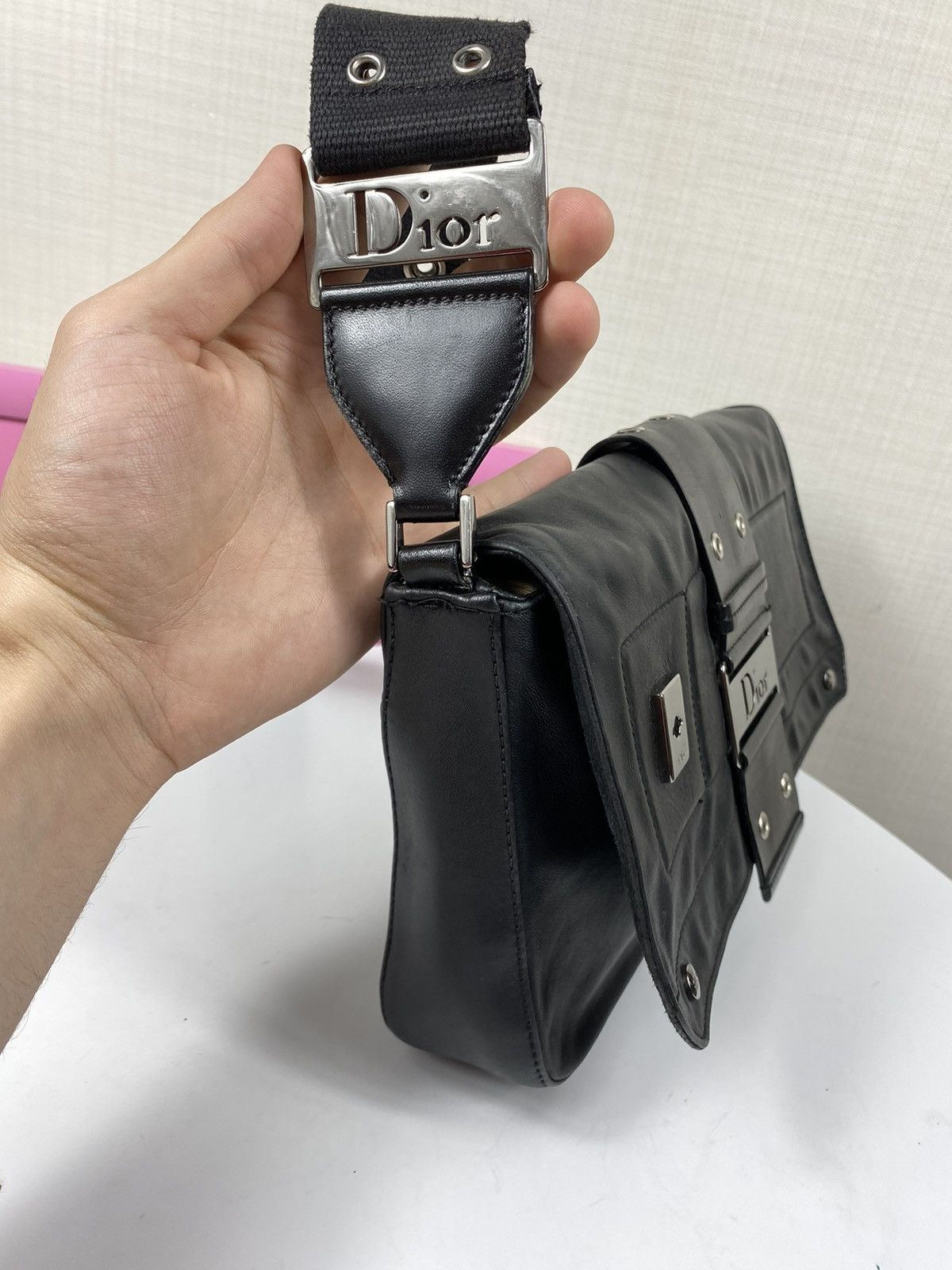 Dior × Vintage Christian Dior Black Street Chic Size ONE SIZE - 6 Thumbnail