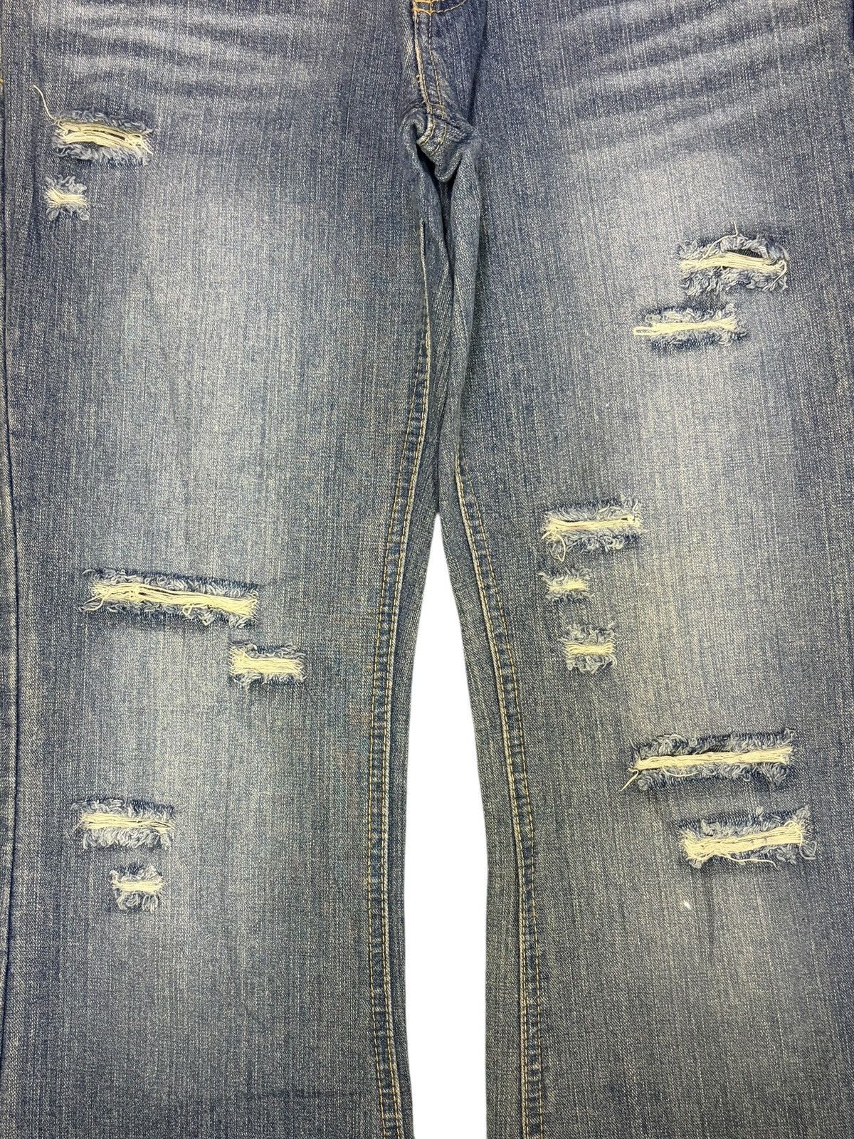 Hysteric Glamour Vintage Japanese Brand Distressed Flare Jeans Size 30" / US 8 / IT 44 - 3 Thumbnail