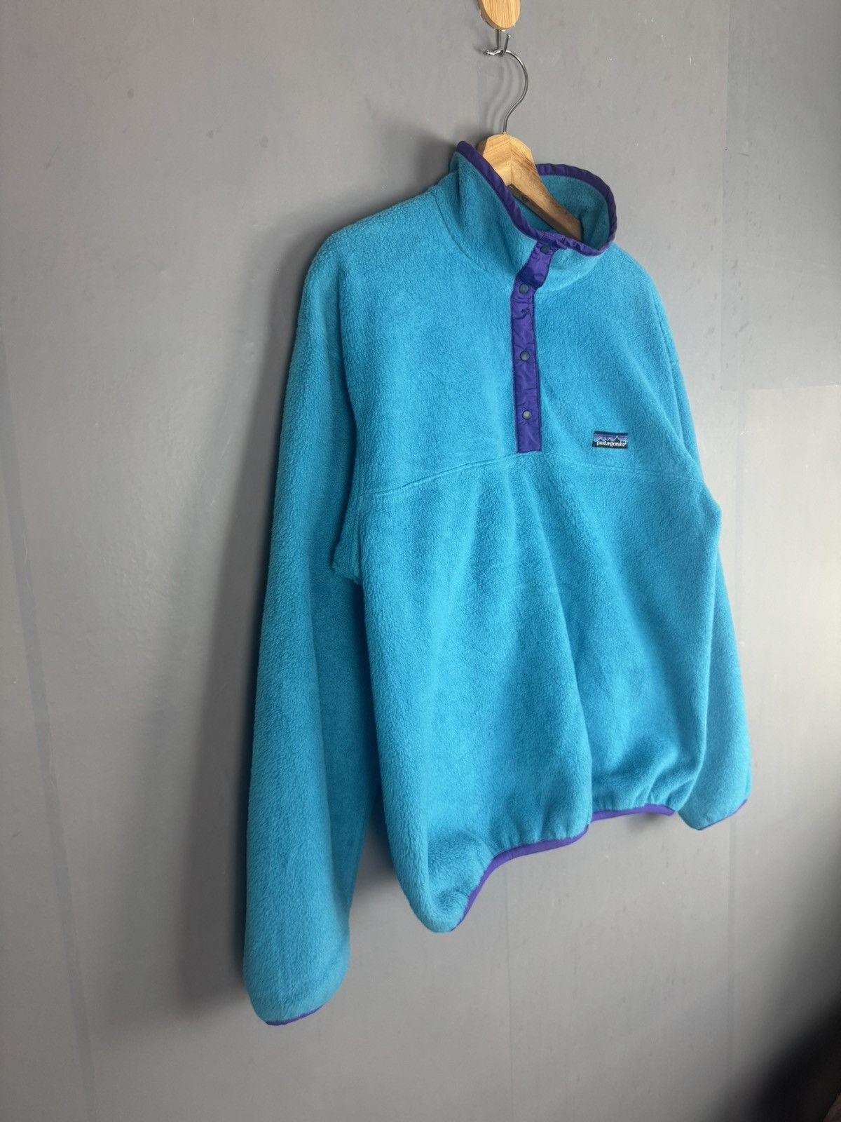 Patagonia × Vintage Vintage Patagonia Retro Snap button Fleece Size US M / EU 48-50 / 2 - 2 Thumbnail