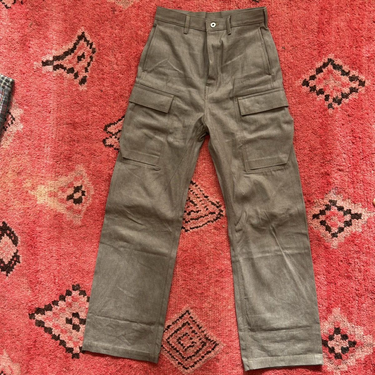Rick Owens Rick Owens Geth DRKSHDW Sage Cargo Size US 29 - 1 Thumbnail