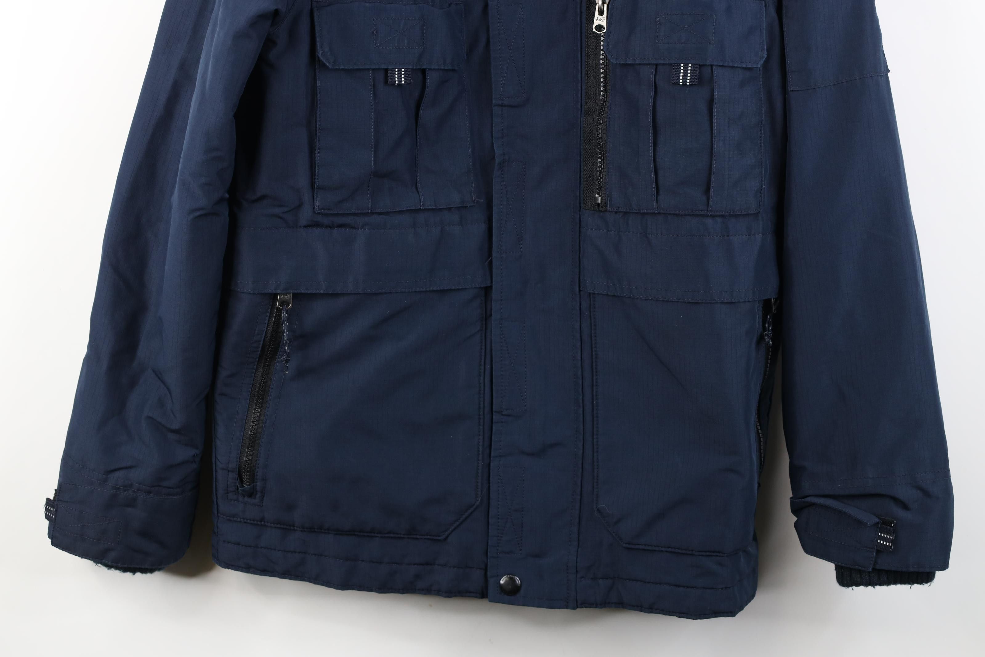 Abercrombie & Fitch Vintage Y2K Abercrombie & Fitch Hooded Lined Parka Jacket Size US XS / EU 42 / 0 - 3 Thumbnail