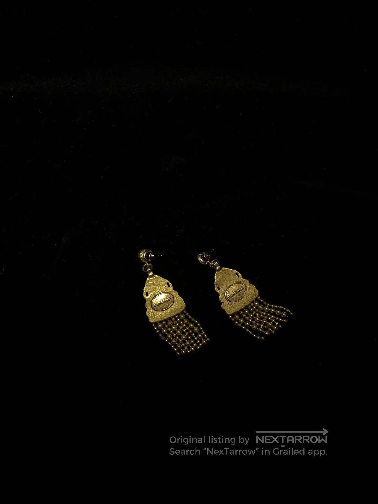 Jean Paul Gaultier Jean Paul Gaultier Gem Tassel Earrings. Size ONE SIZE - 2 Thumbnail