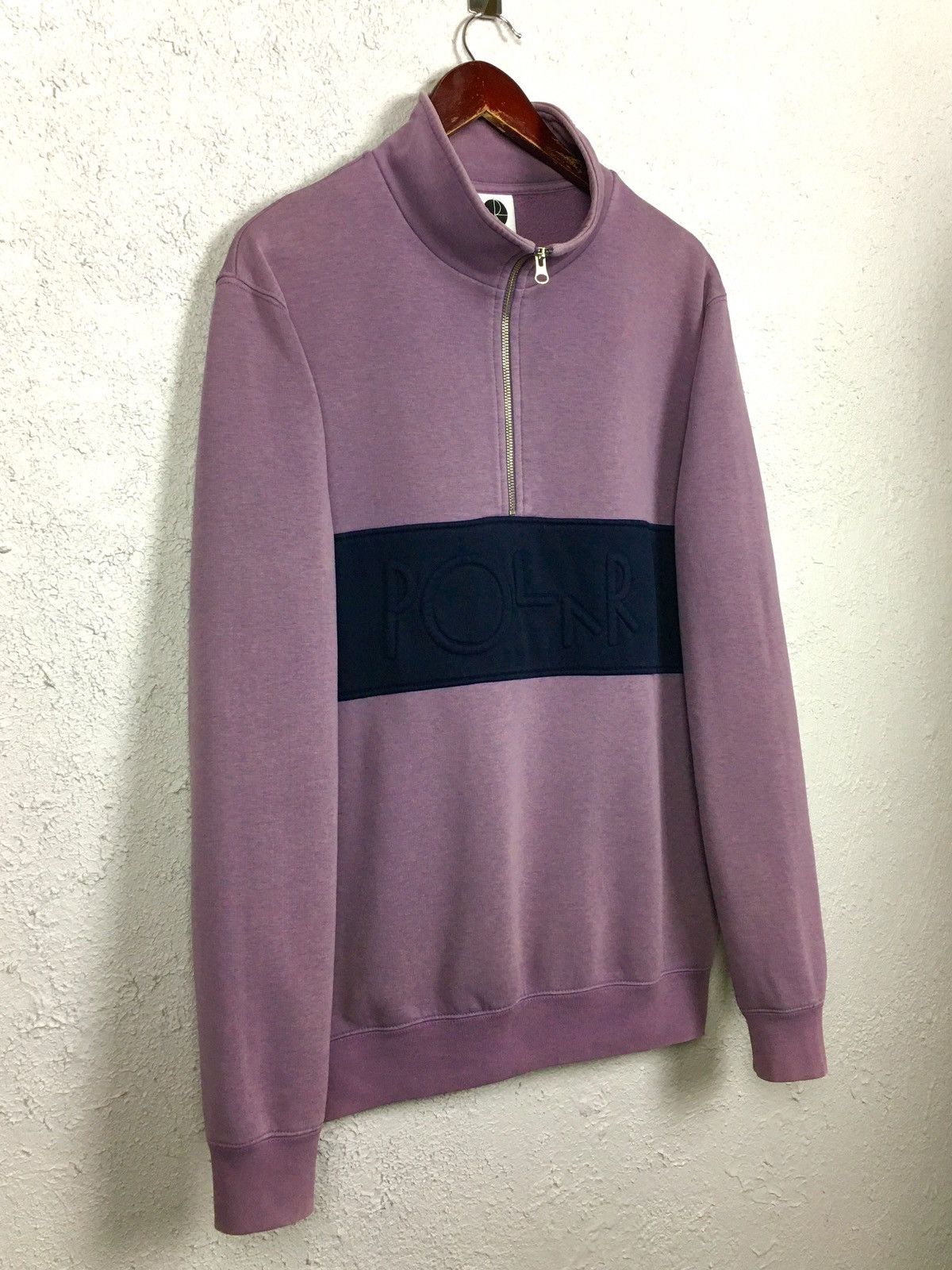 Polar Skate Co. × Vintage quarter zip POLAR SKATE Blocked Half Zip Sweatshirt hoodie Size US L / EU 52-54 / 3 - 4 Thumbnail