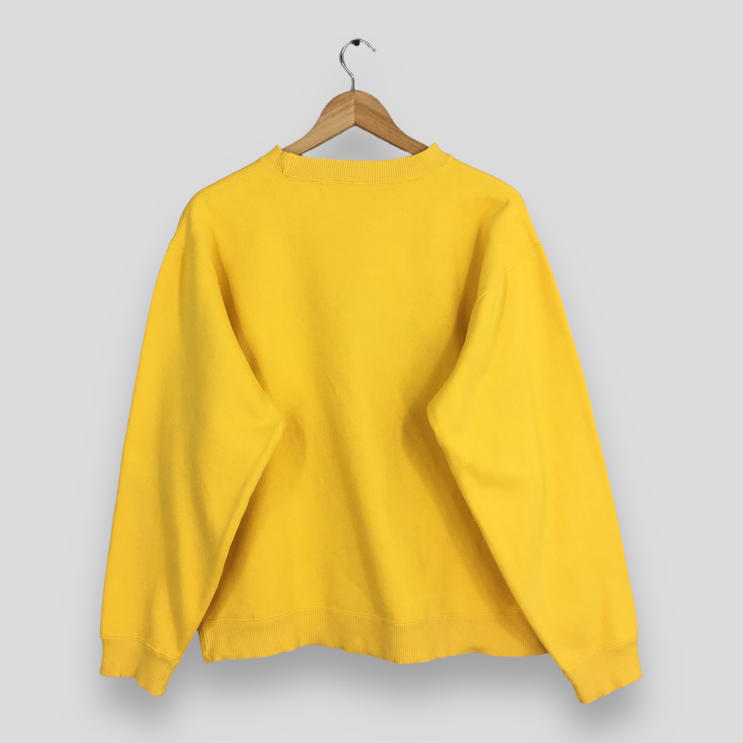 Reebok Vintage 90's Reebok Classic Yellow Sweatshirt XLarge Size US XL / EU 56 / 4 - 6 Thumbnail
