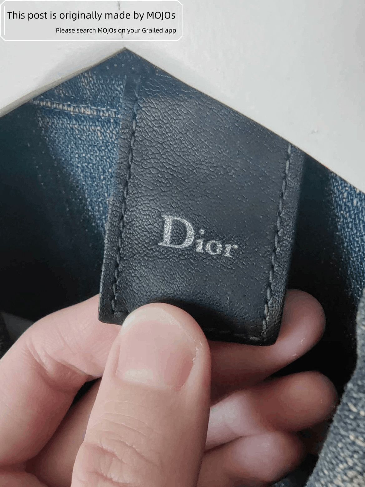 Dior Sz 44 Dior Homme 05SS Waxed Denim Jacket Size US S / EU 44-46 / 1 - 4 Thumbnail