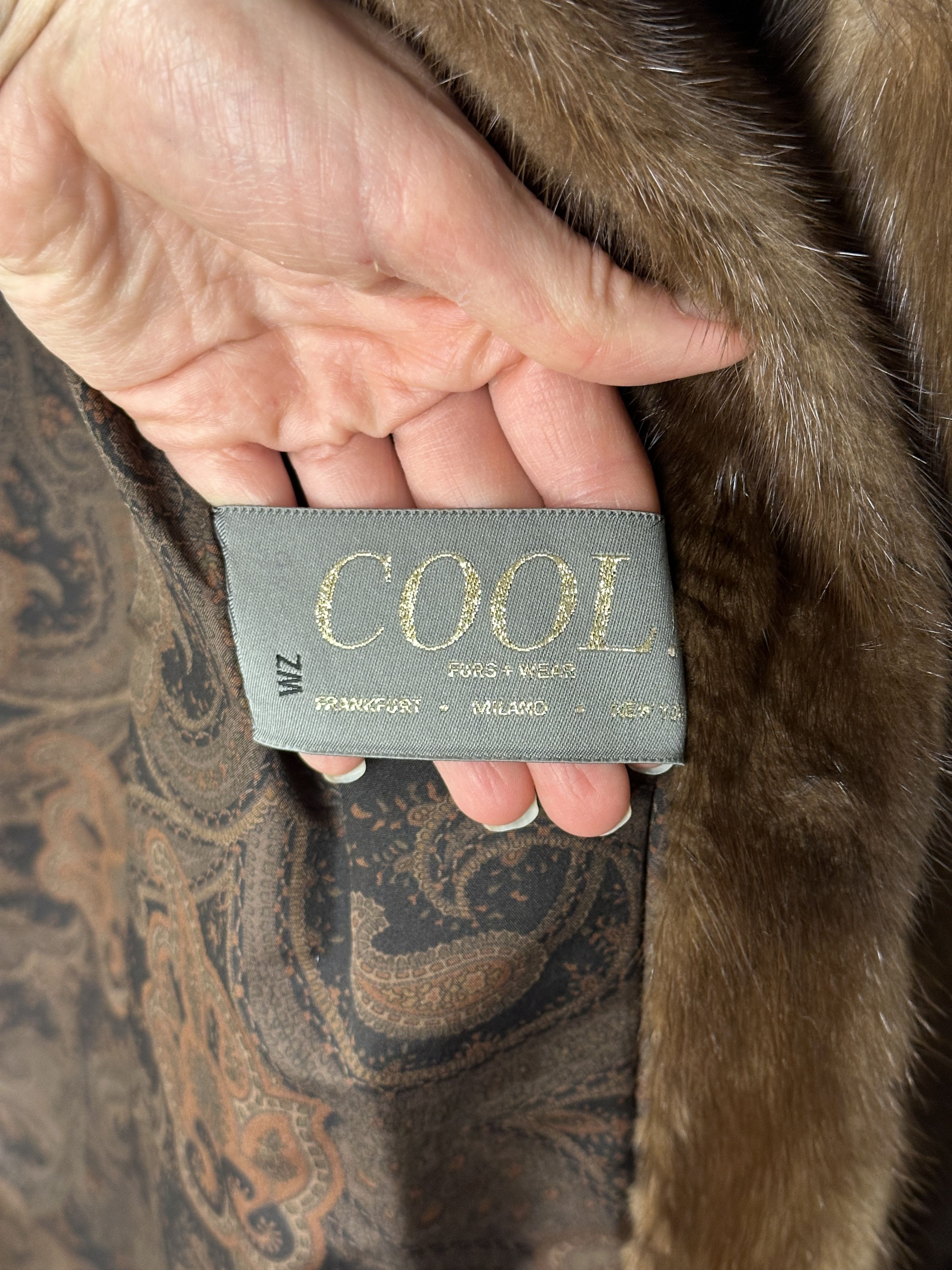 Vintage Long Mink Fur Coat Size M / US 6-8 / IT 42-44 - 17 Thumbnail