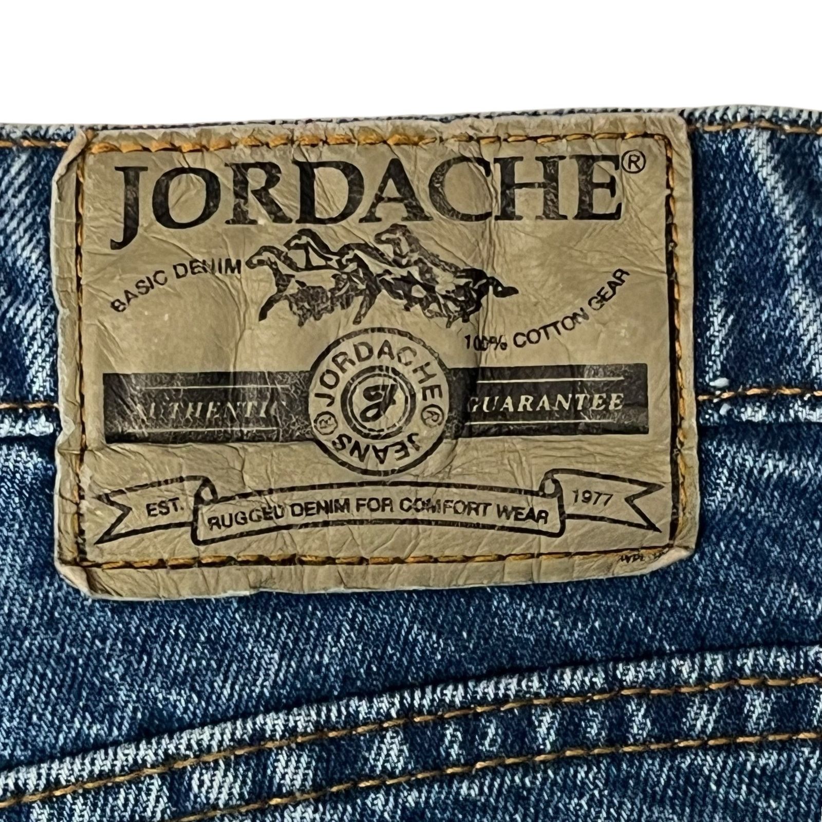 Jordache Vintage 90s Woman’s Jordache Denim Shorts 11/12 Cutoff Hem Size 34" / US 12 / IT 48 - 6 Thumbnail