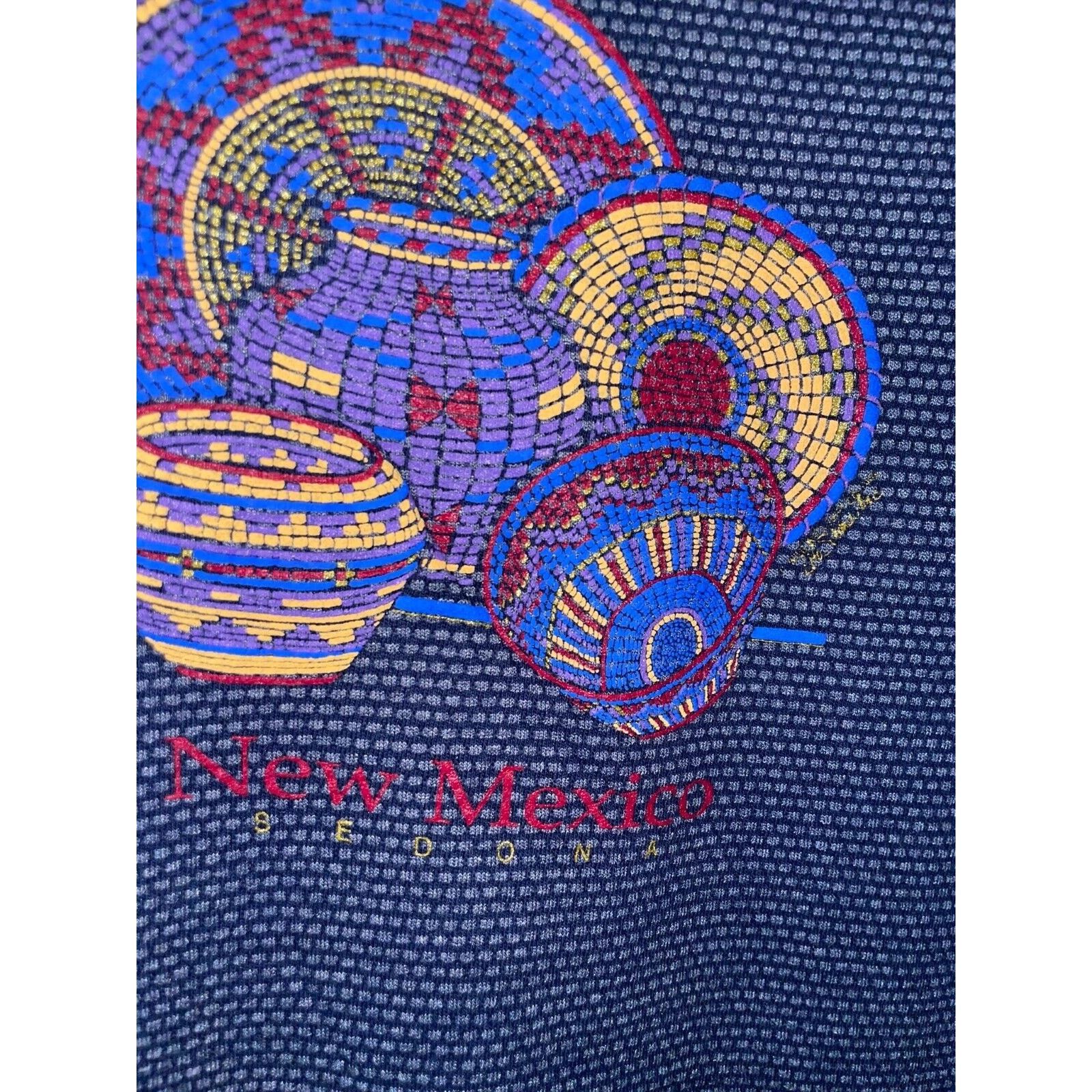 Vintage Vintage Sedona Shirt New Mexico Graphic Blue Tee VTG 90s L Size US L / EU 52-54 / 3 - 5 Thumbnail