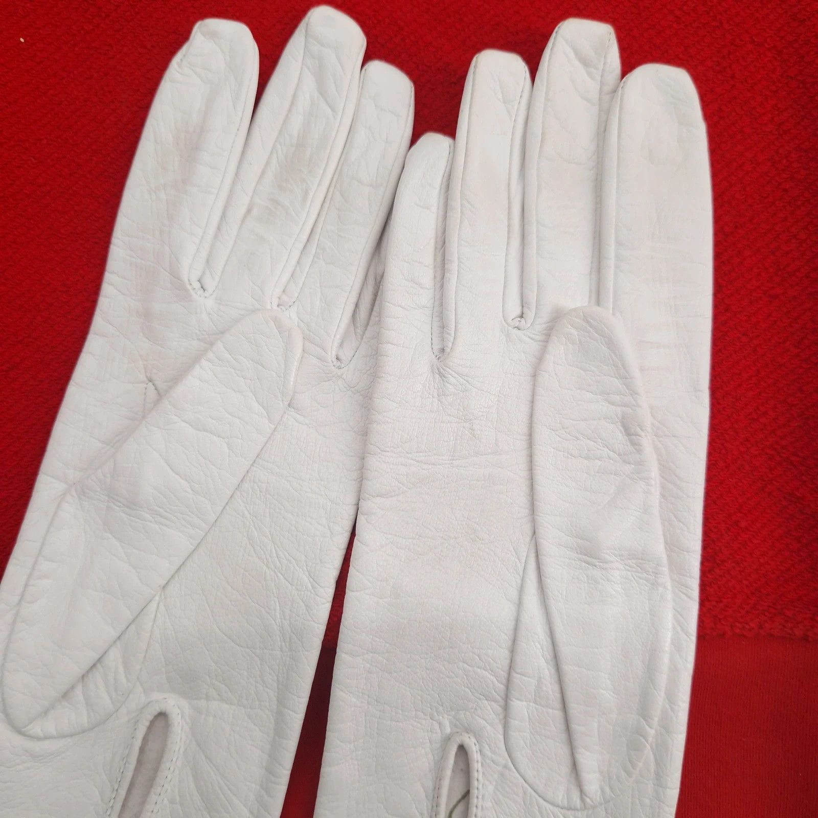 Hermes Chevre Leather Gloves with Sequin Detail Size ONE SIZE - 7 Thumbnail