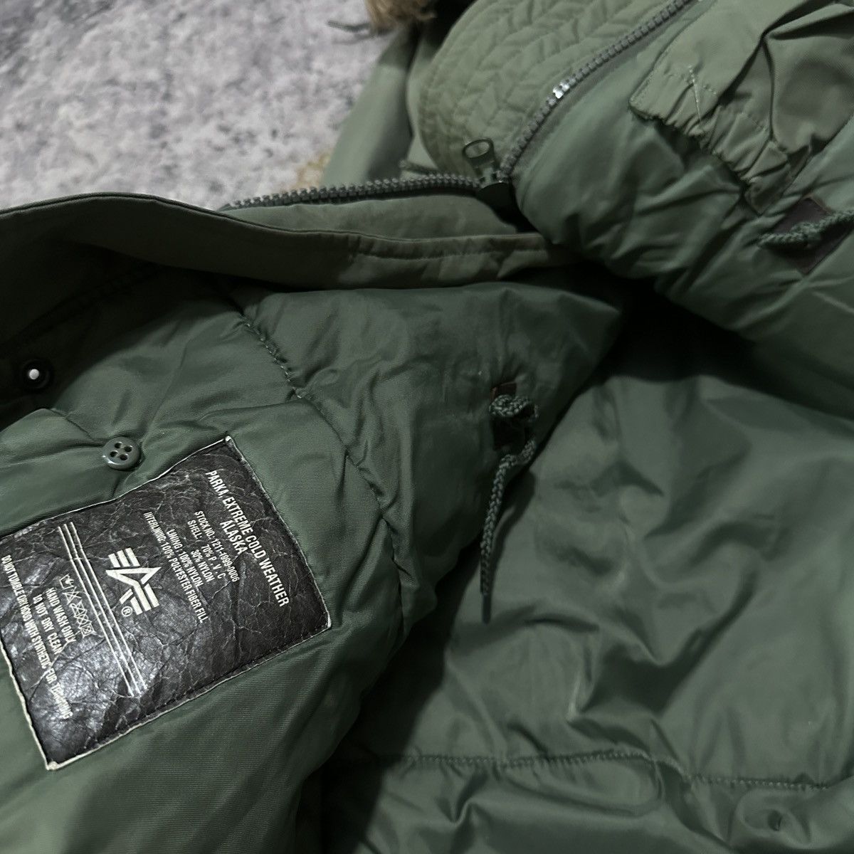 Alpha Industries Alphaindustries Inc Usa Fur Jacket Green Size US XXL / EU 58 / 5 - 5 Thumbnail