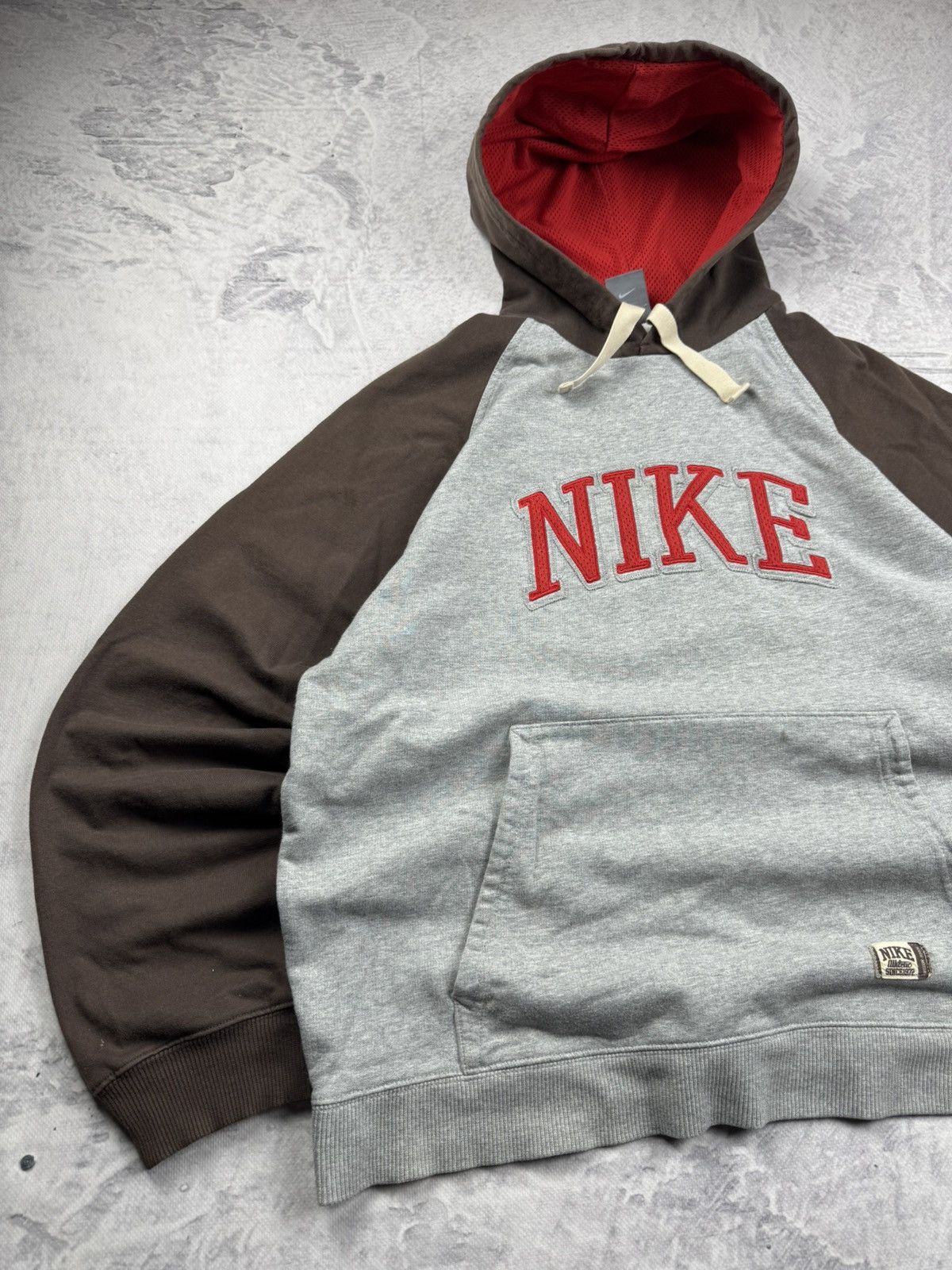 Nike × Vintage NIKE VINTAGE CENTER LOGO OVERSIZE BOXY HOODIE Size US L / EU 52-54 / 3 - 2 Thumbnail