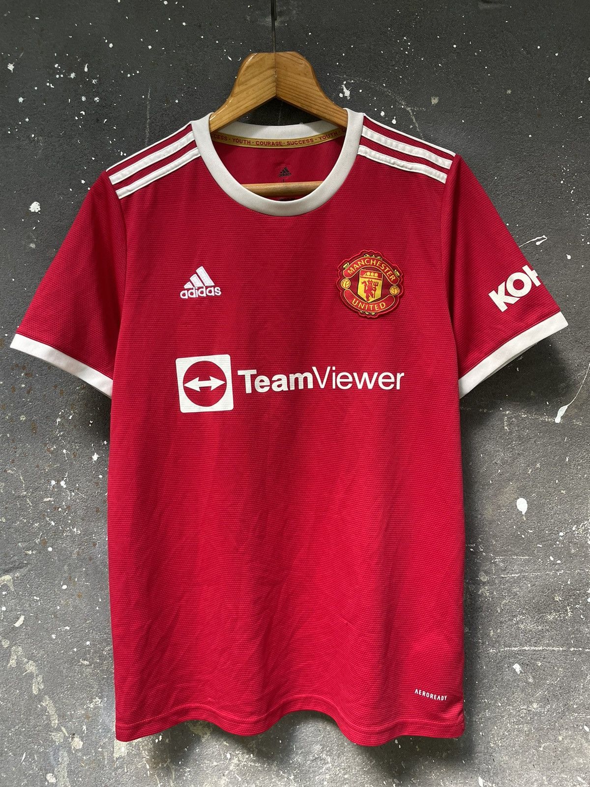 Adidas Adidas Manchester United 2021 Football Shirt Jersey Size US L / EU 52-54 / 3 - 2 Thumbnail