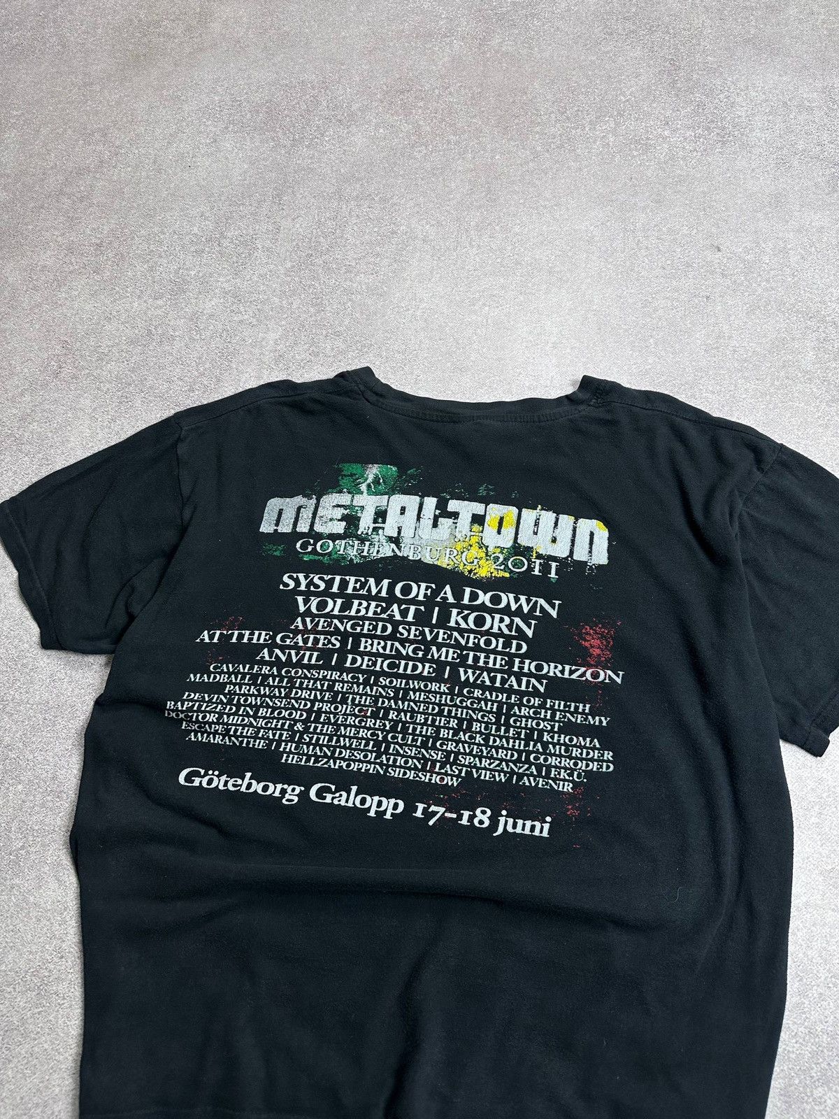 Band Tees Vintage Ghost Metaltown Rock T-shirt XL Size US XL / EU 56 / 4 - 5 Thumbnail