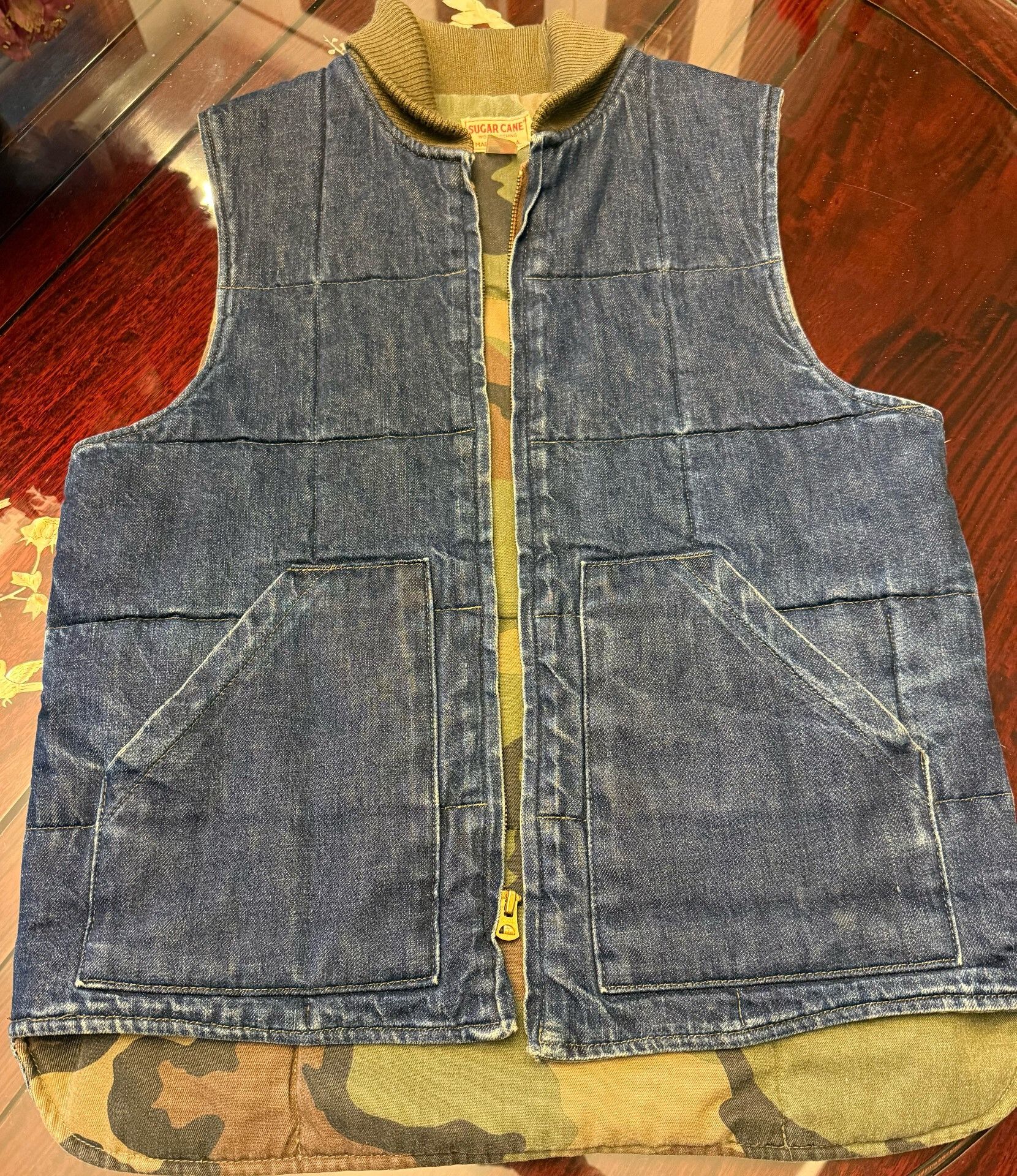 Sugar Cane Sugar Cane Denim Vest Made in USA Size US M / EU 48-50 / 2 - 1 Thumbnail