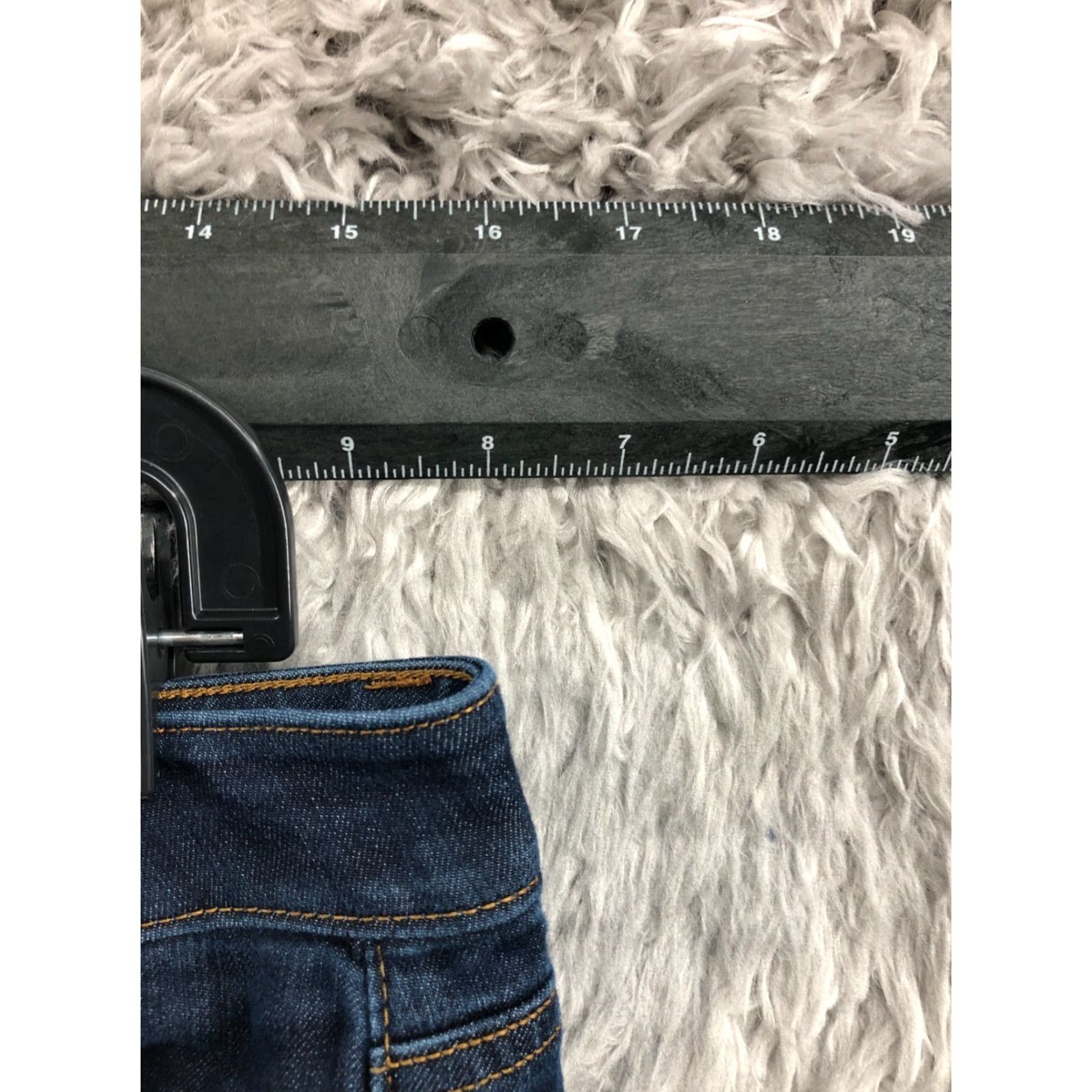 Loft LOFT Jeans Cropped Size 6 Womens Dark Blue 5-Pocket Denim Regular Rise Mid 30" Waist XP FLAW Included Size 28" / US 6 / IT 42 - 2 Thumbnail