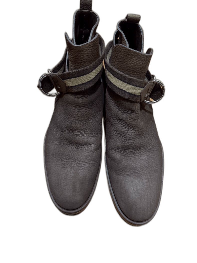 Louis Vuitton Stylish Brown Leather Ankle Boots for Men Size US 10 / EU 43 - 1 Thumbnail