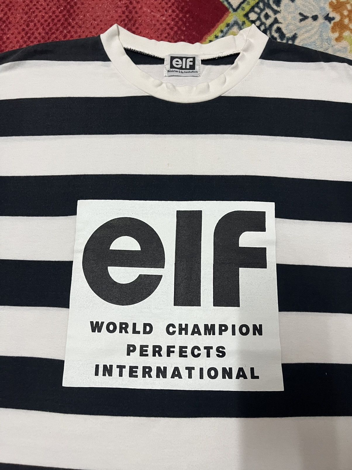 Vintage Vintage ELF Racing World Champion Tshirt Size US M / EU 48-50 / 2 - 2 Thumbnail