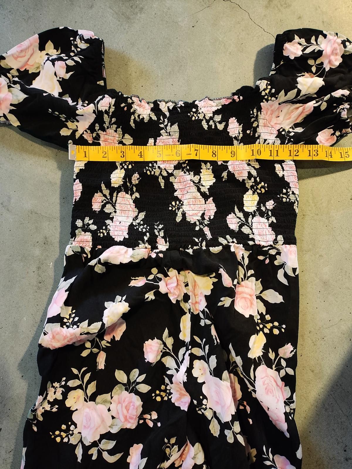 Other Medium Floral Jumpsuit with Puff Sleeves Size 32" / US 10 / IT 46 - 5 Thumbnail