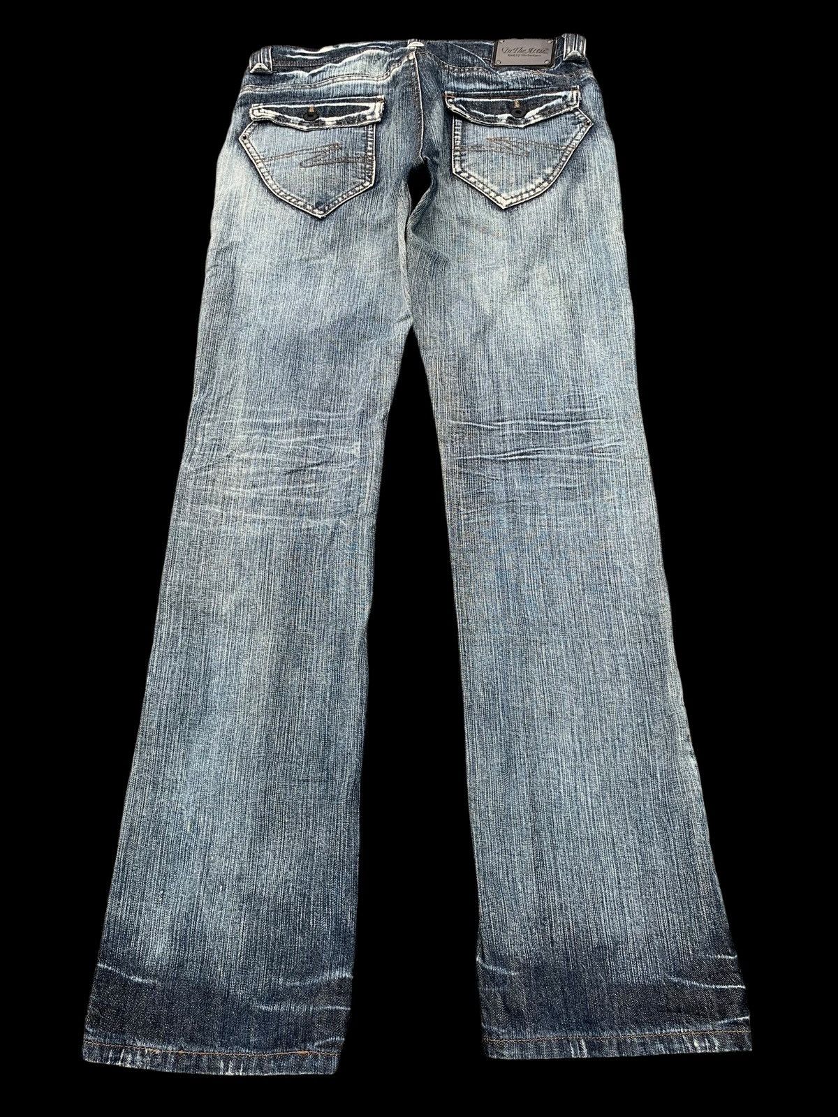 Kapital FLARE💥IN THE ATTIC RUSTY JAPANESE PUNK DISTRESSED DENIM Size US 32 / EU 48 - 4 Thumbnail