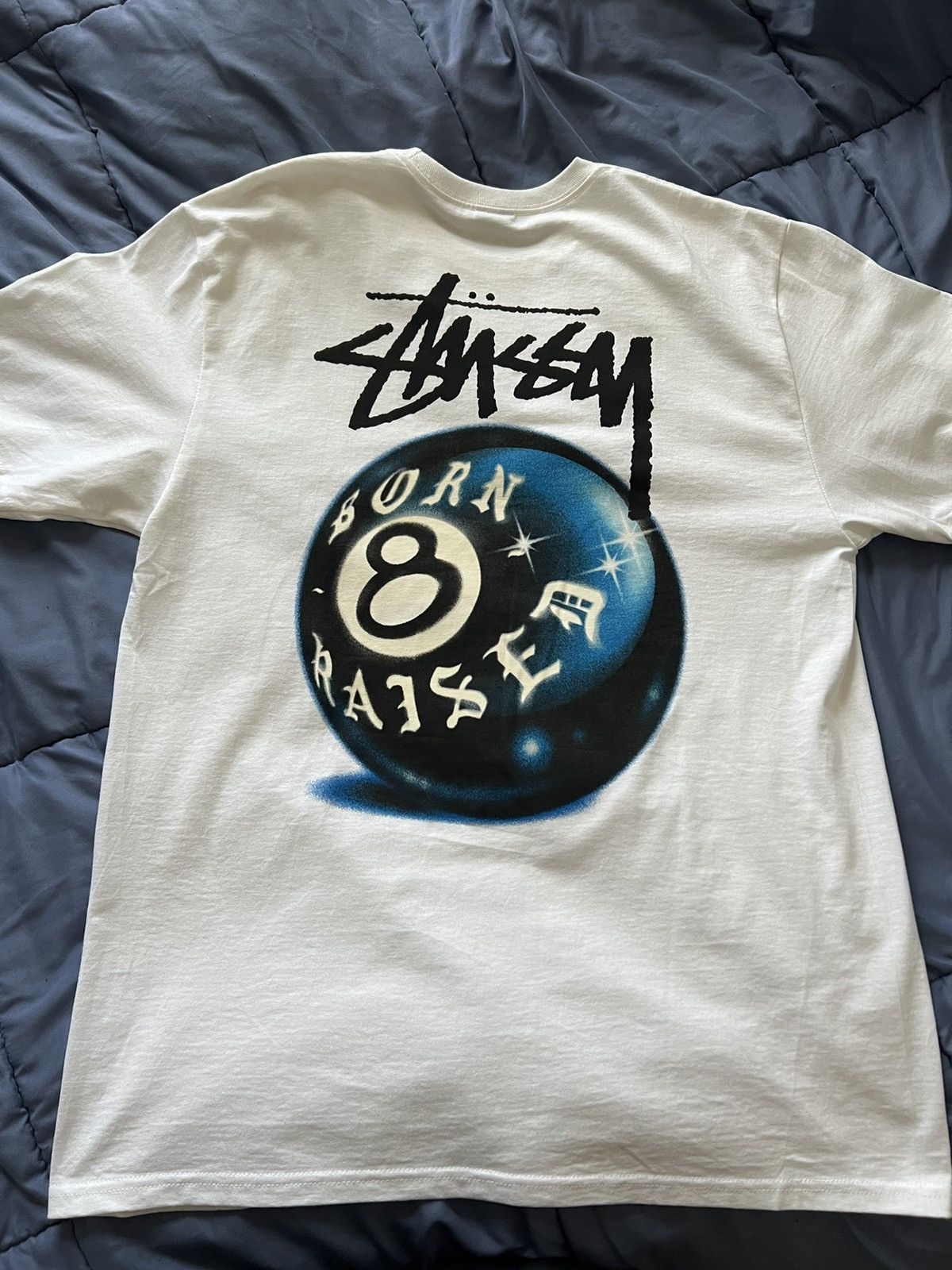 Stussy Stüssy x Born X Raised 8 Ball T-Shirt | Grailed