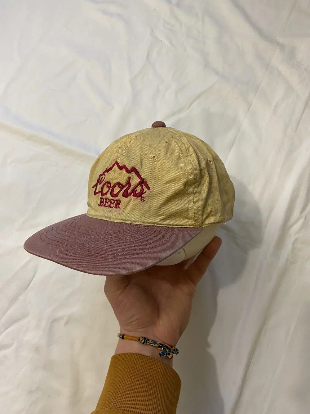 Vintage RARE VINTAGE COORS FADE DAD HAT BELGIAN HITCH PROMO BEER CAP Size ONE SIZE - 7 Thumbnail