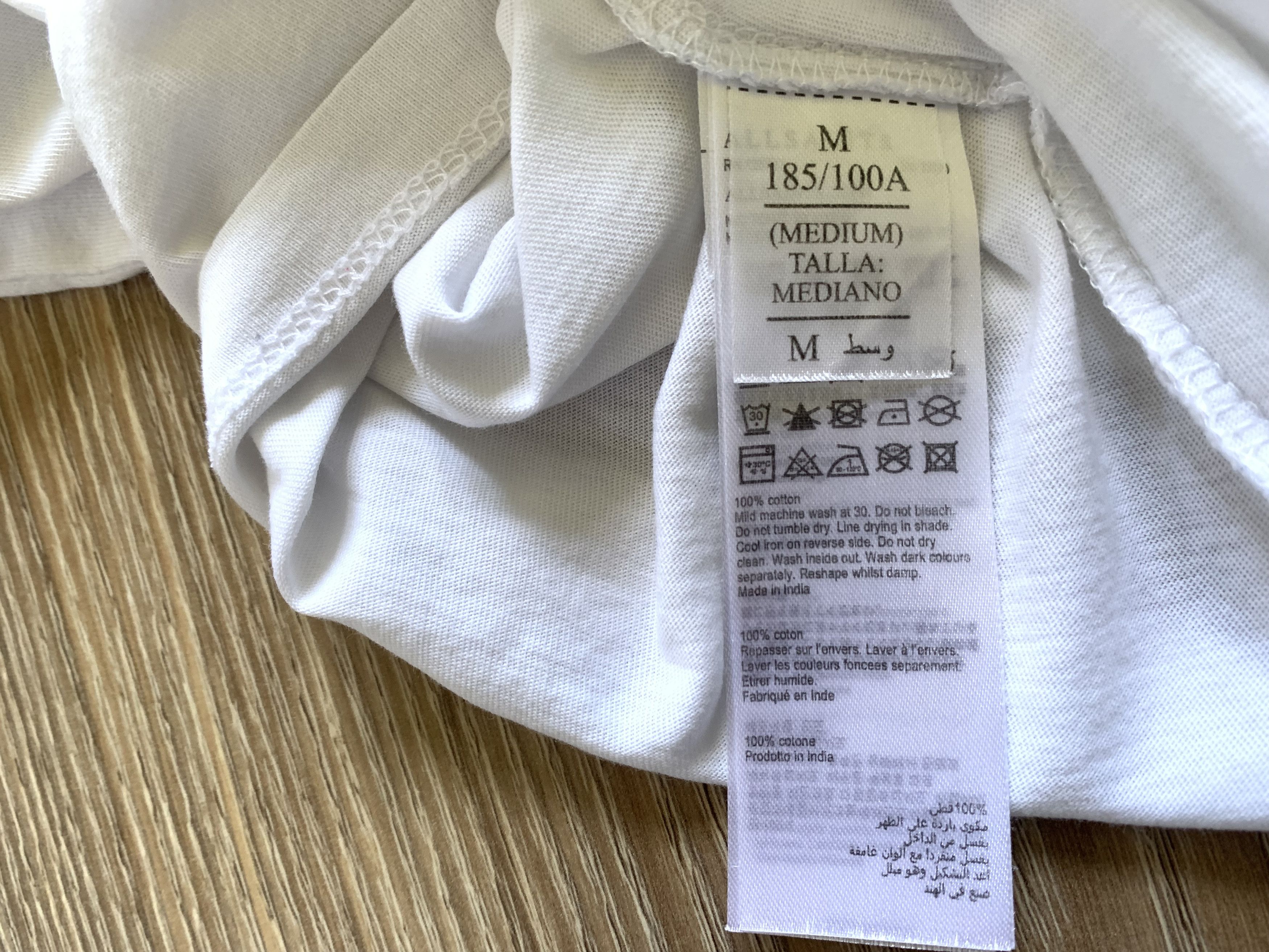 Allsaints Allsaints White Basic Cotton T Shirt Size US M / EU 48-50 / 2 - 6 Thumbnail