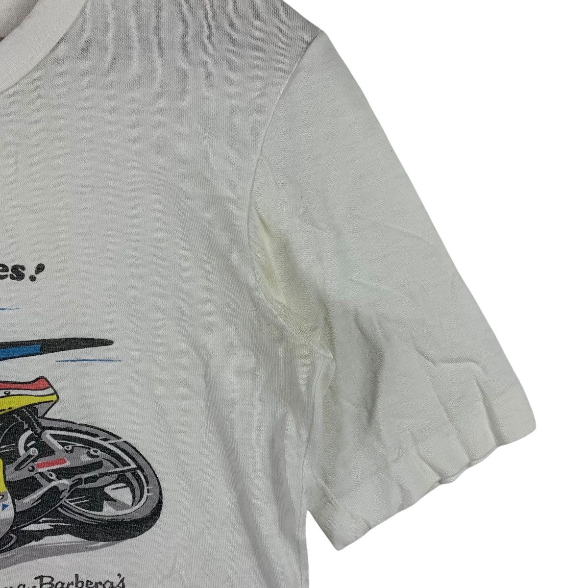 Cartoon Network × Vintage Vintage HANNA BARBERA motorcyle racing cartoon printed tee Size US S / EU 44-46 / 1 - 7 Thumbnail