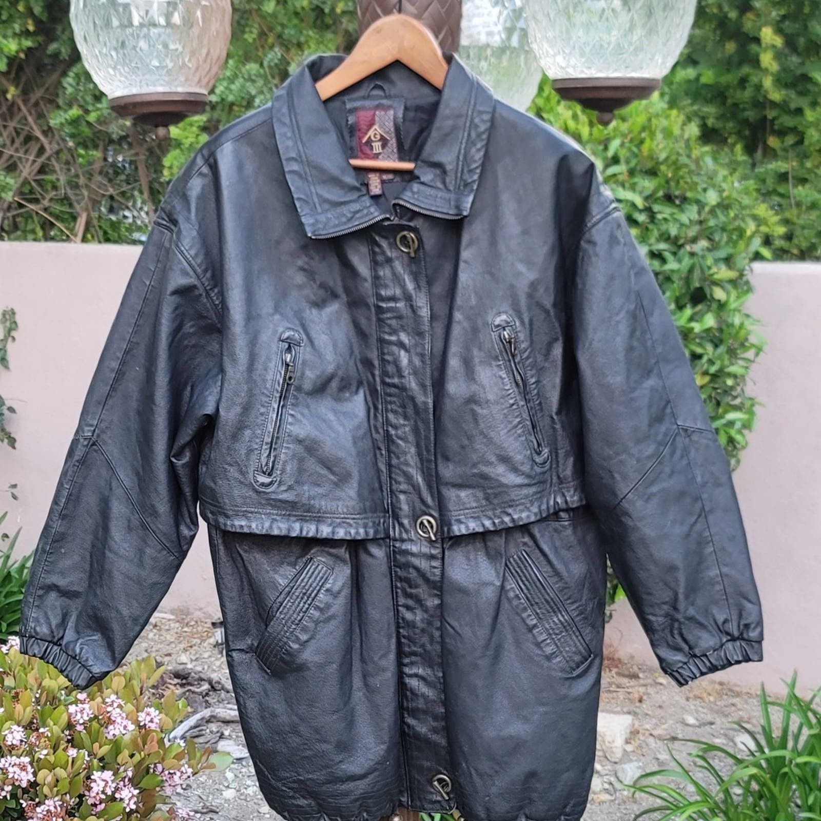 Vtg G-III Leather Jacket Coat