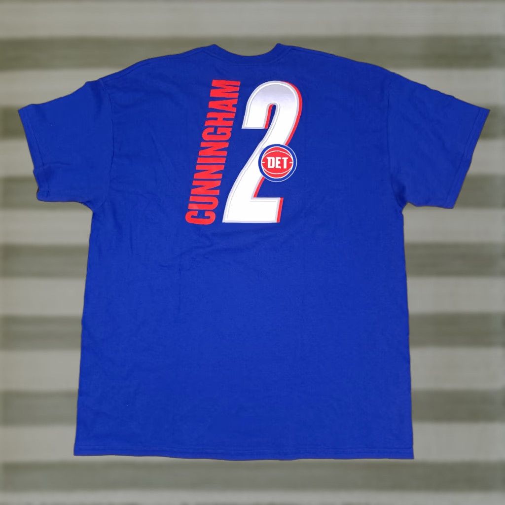 NBA Cade Cunningham Detroit Pistons NBA Printed T-Shirt XL Unisex Adults NWT Multicolor Sports Jersey Shirt Size US XL / EU 56 / 4 - 1 Thumbnail