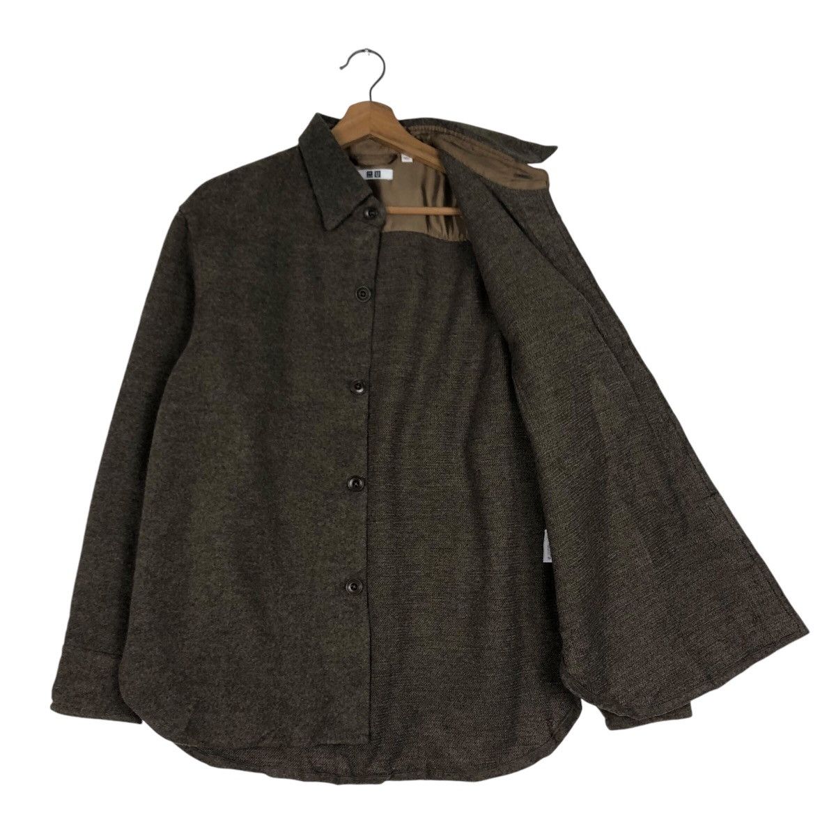 Uniqlo 📌Vintage Wool Shirt Jacket Button Uniqlo Size US S / EU 44-46 / 1 - 12 Thumbnail