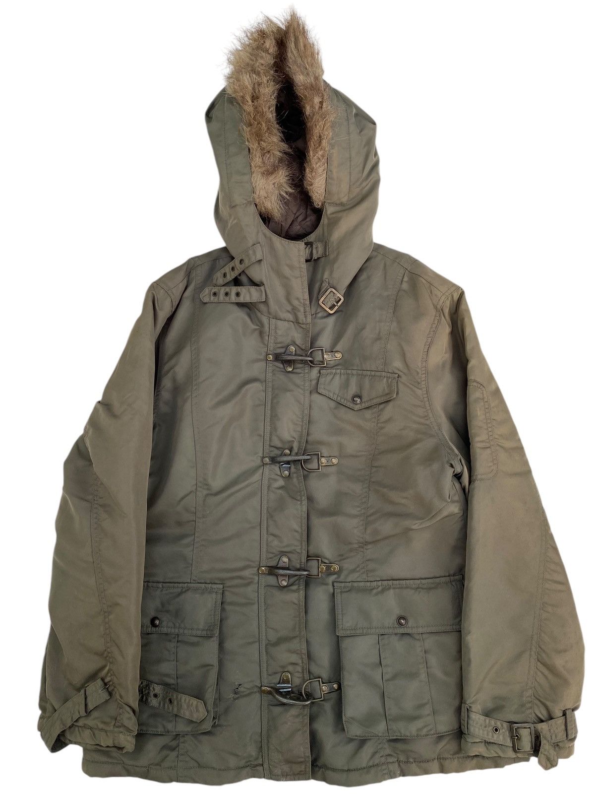 Japanese Brand × Vintage Vtg Bellmount Nylon Jacket Fur Size US M / EU 48-50 / 2 - 1 Thumbnail