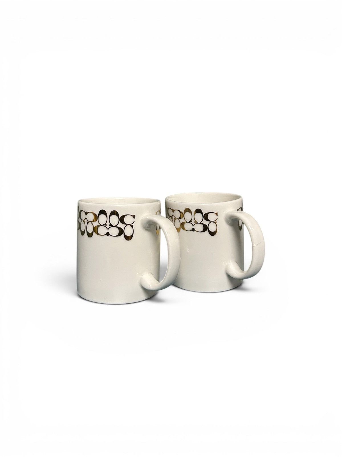 Coach Signature Monogram Gold Exclusive Mugs Size ONE SIZE - 1 Thumbnail