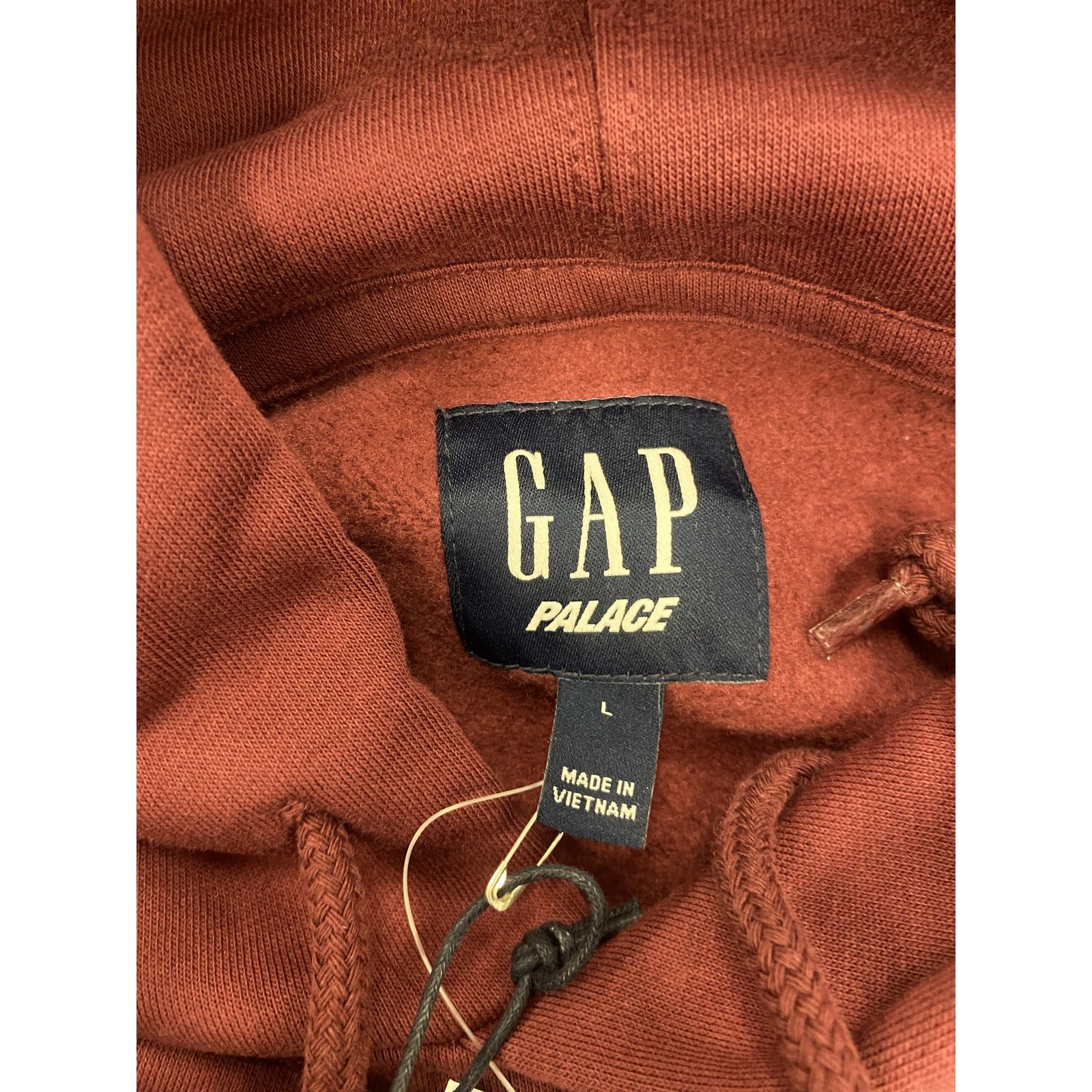Palace Palace x Gap Hoodie 'Burgundy' Size US XS / EU 42 / 0 - 3 Thumbnail