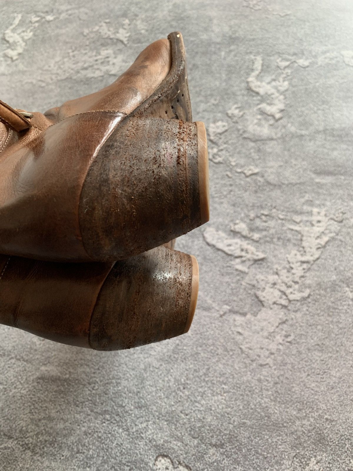 Leather × Officine Creative Officine Creative Brown Leather Avant Garde Boots size 40 Size US 10 / IT 40 - 13 Thumbnail