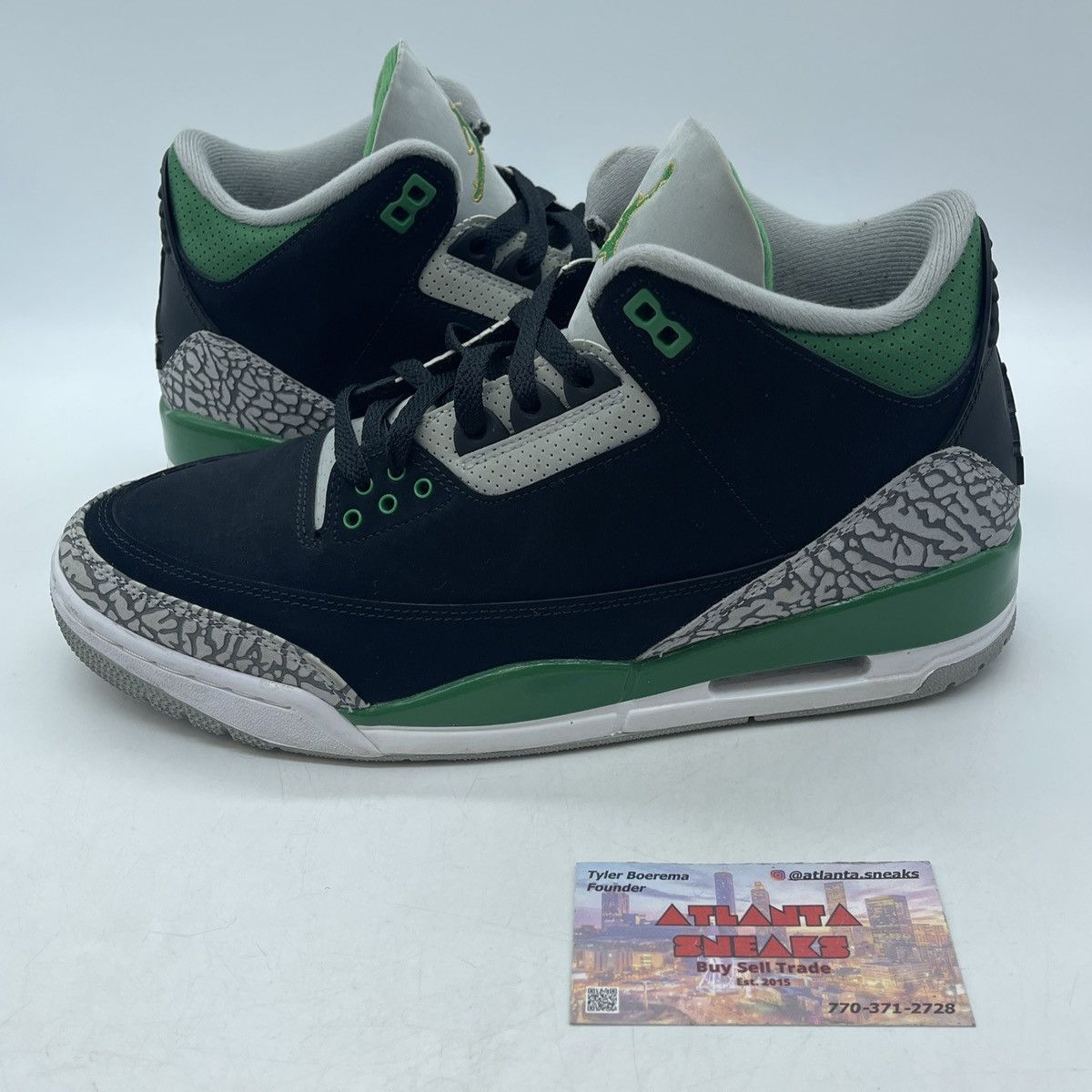 Air Jordan 3 pine green