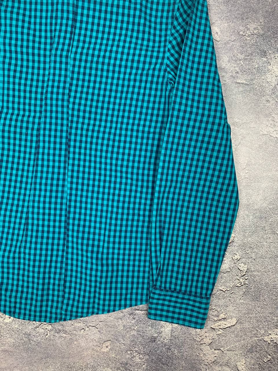 Tommy Hilfiger Share Tommy Hilfiger Men's Turquoise Check Shirt Button Down Size US M / EU 48-50 / 2 - 14 Thumbnail