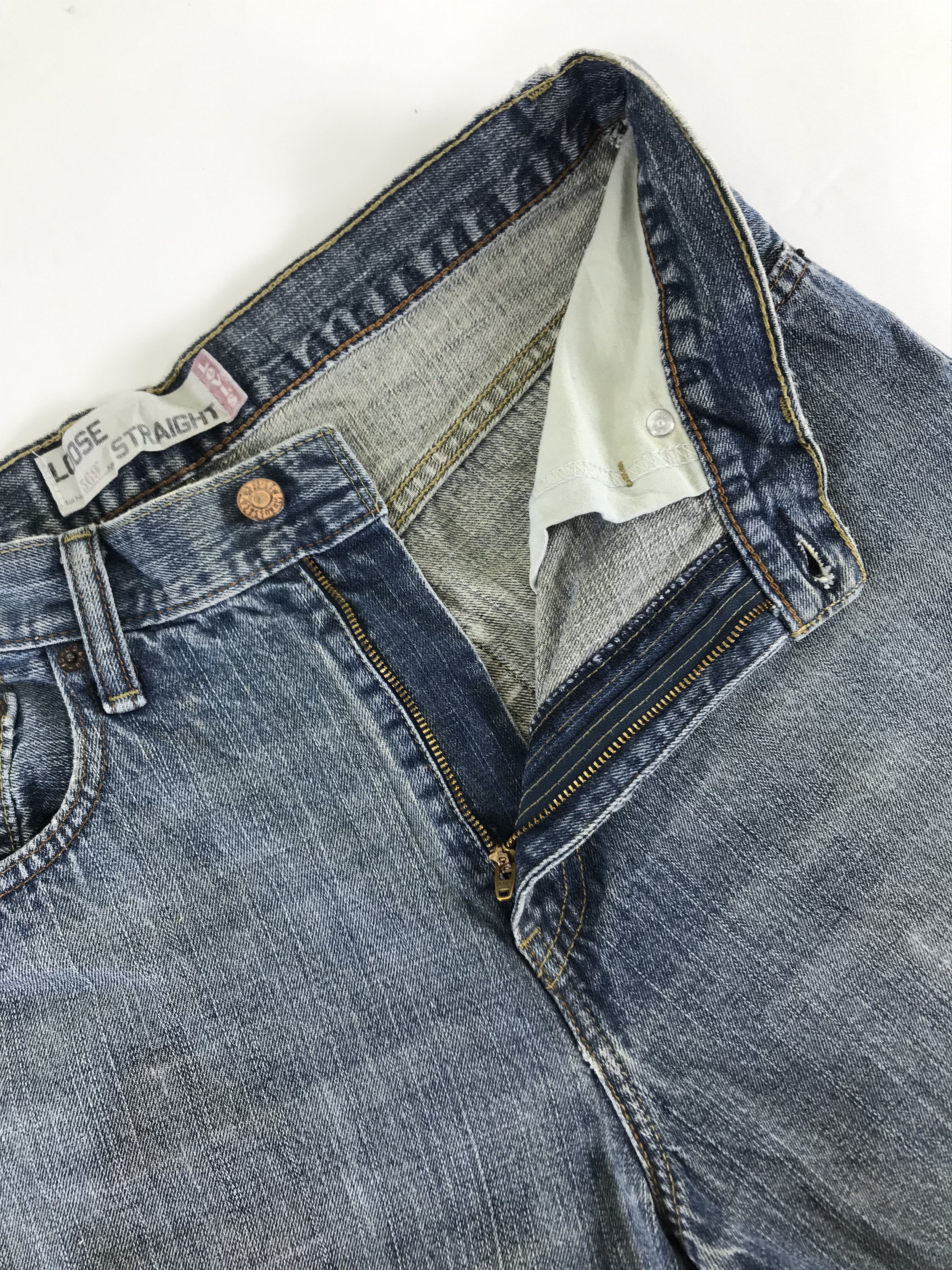 Levi's Vintage Levi's 569 Loose Straight Short Jeans Size US 32 / EU 48 - 3 Thumbnail