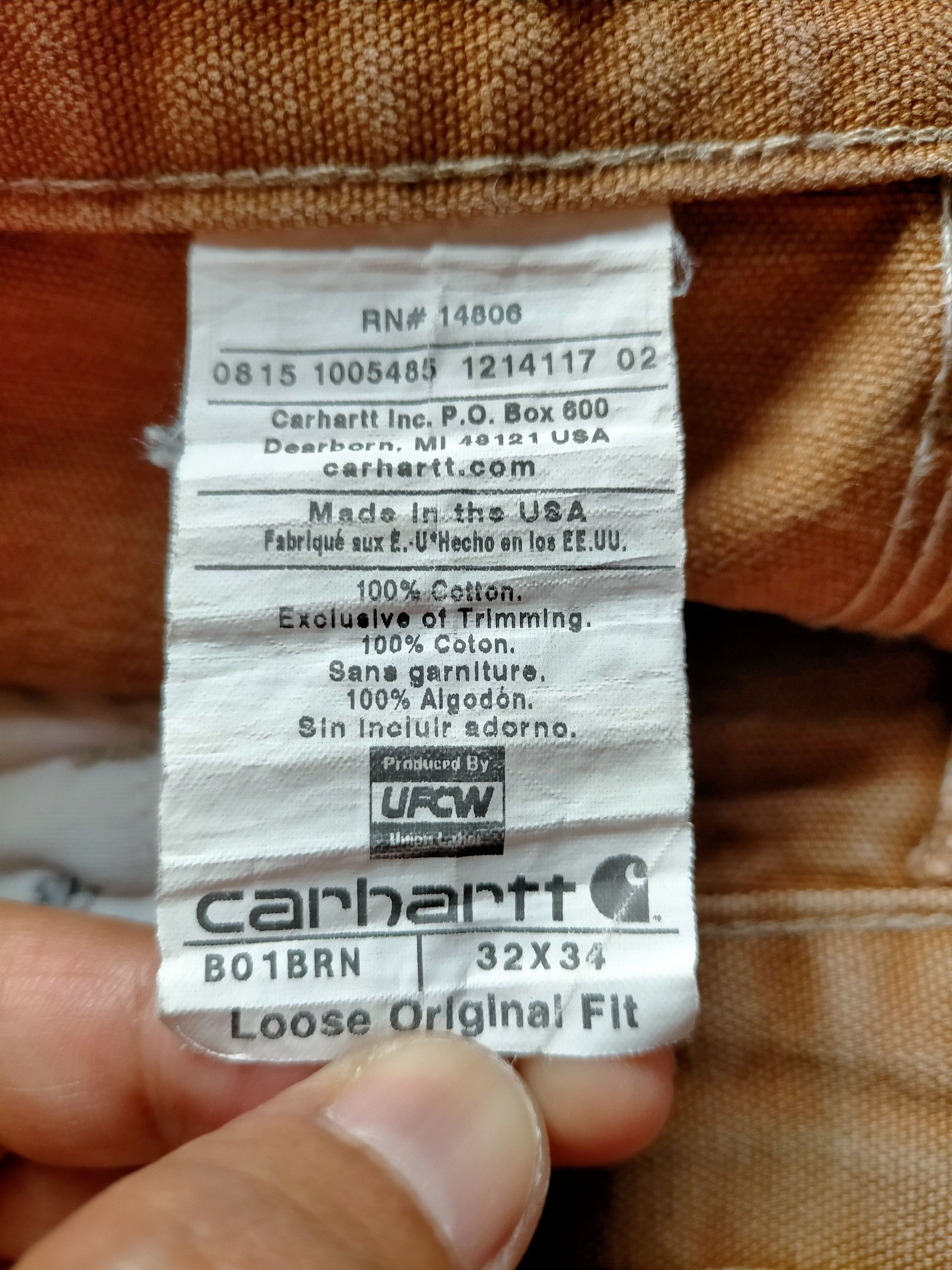 Carhartt Vintage Carhartt Double Knee Carpenter Worker Jeans Size US 31 - 20 Thumbnail